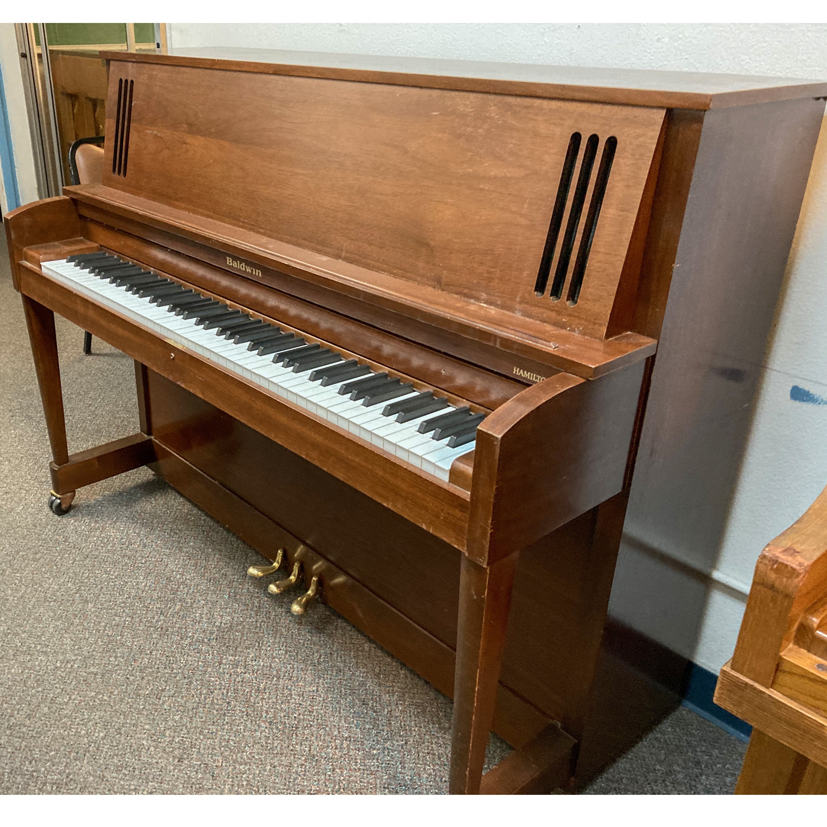 Baldwin 243 Walnut Studio Piano - Premium Upright Piano for Home & Studio Use | Perfect for Beginners, Professionals & Music Lovers