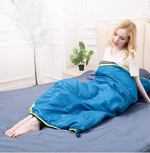 3-4 Season Warm Sleeping Bag for Adults - Compact & Lightweight with Hood for Camping, Backpacking, Hiking - Includes Compression Bag (210x75cm) - Perfect for Outdoor Adventures & Cold Weather Camping Trips