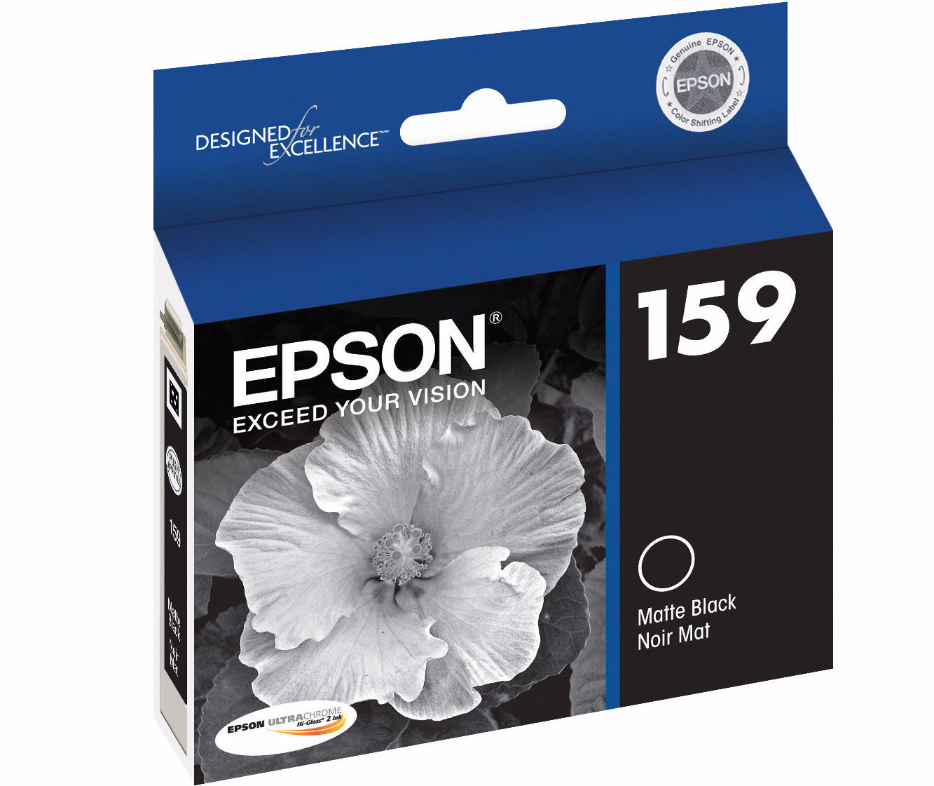 Epson T159820 R2000 Matte Black Ink Cartridge (159) - High-Quality Replacement Ink for Photo Printing, Documents & Office Use