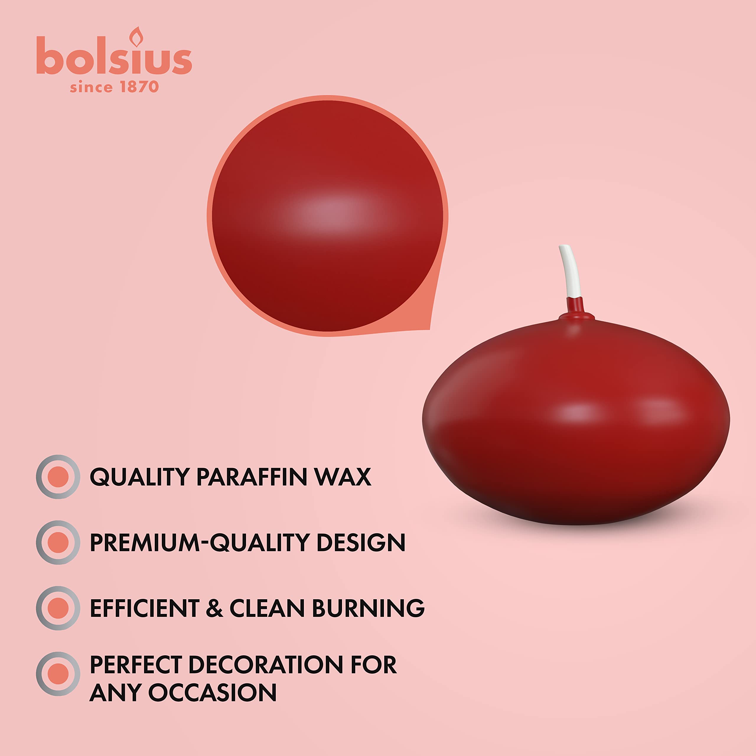 Bolsius Unscented 1.75