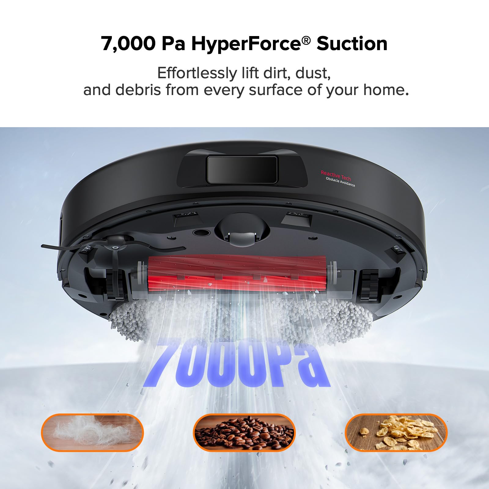 Roborock Qrevo Pro Robot Vacuum and Mop Combo with 6 Disposable Dust Bags - Smart Cleaning for Hardwood Floors, Carpets & Pet Hair - Perfect for Homes with Pets & Allergies