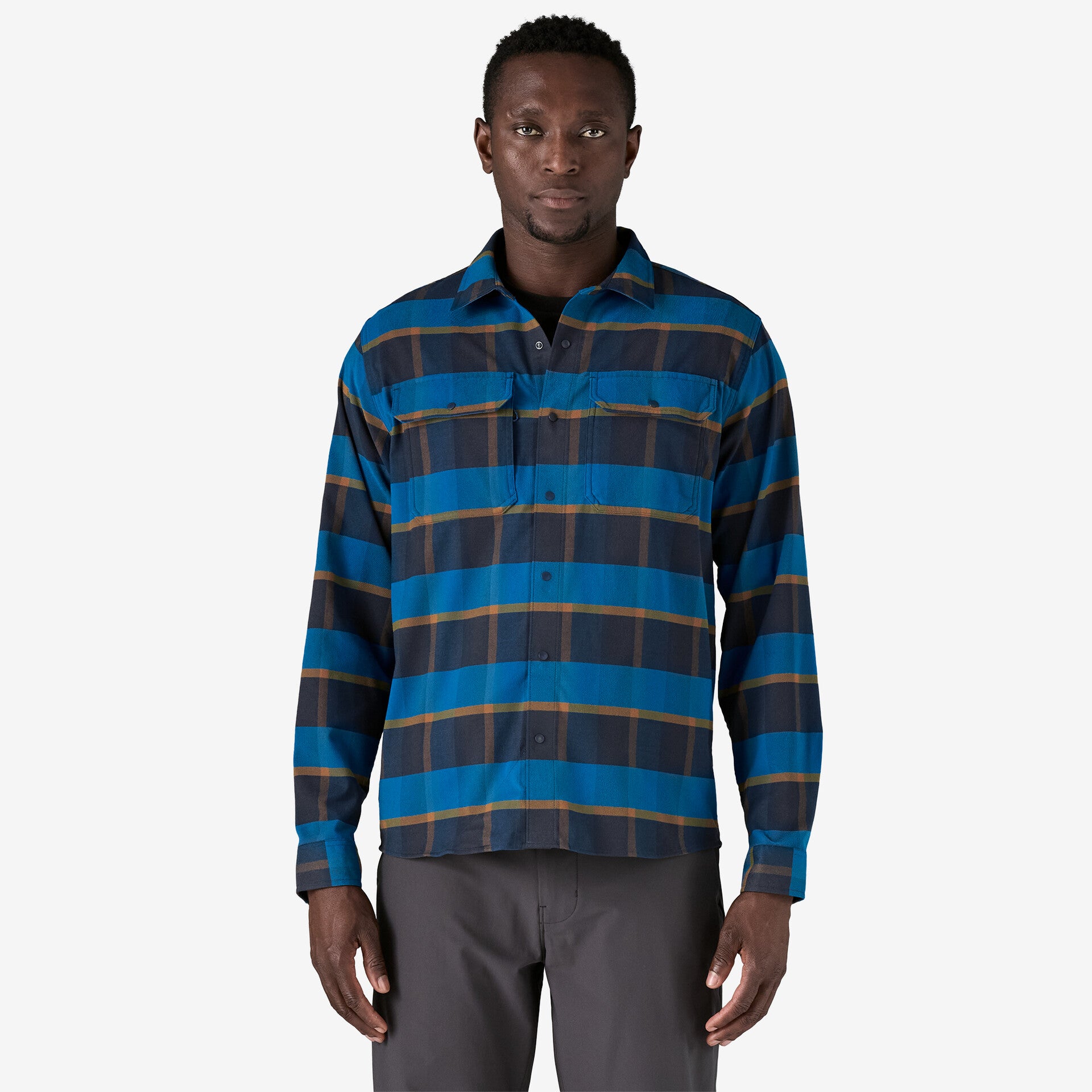 **Men's Canyonite Flannel Shirt - Soft Plaid Long Sleeve Button-Up for Casual & Outdoor Wear - Perfect for Camping, Hiking, and Fall Layering**