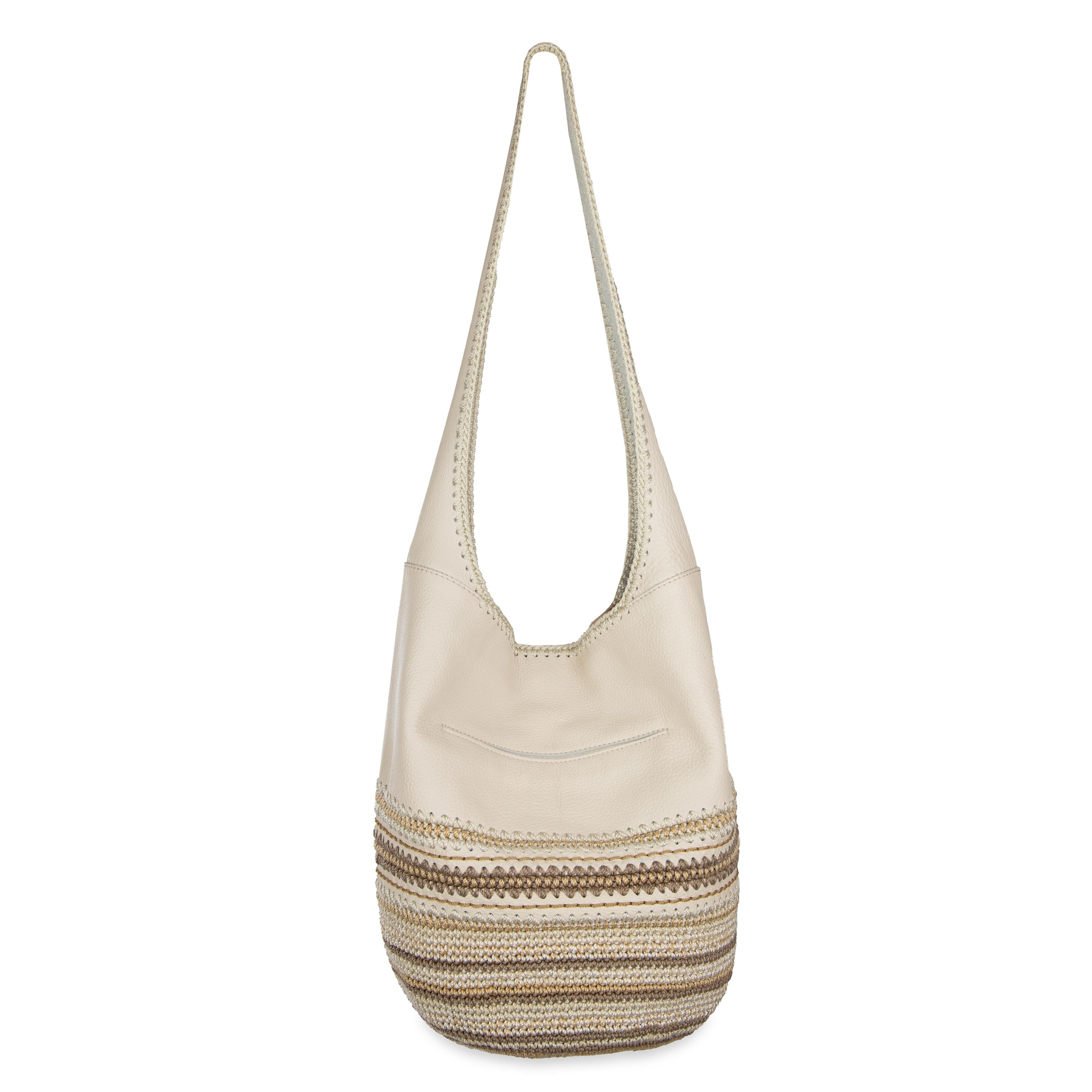 120 Hobo Leather Bag in Stone Neutral - Stylish & Durable Crossbody Purse for Women | Perfect for Work, Travel & Everyday Use