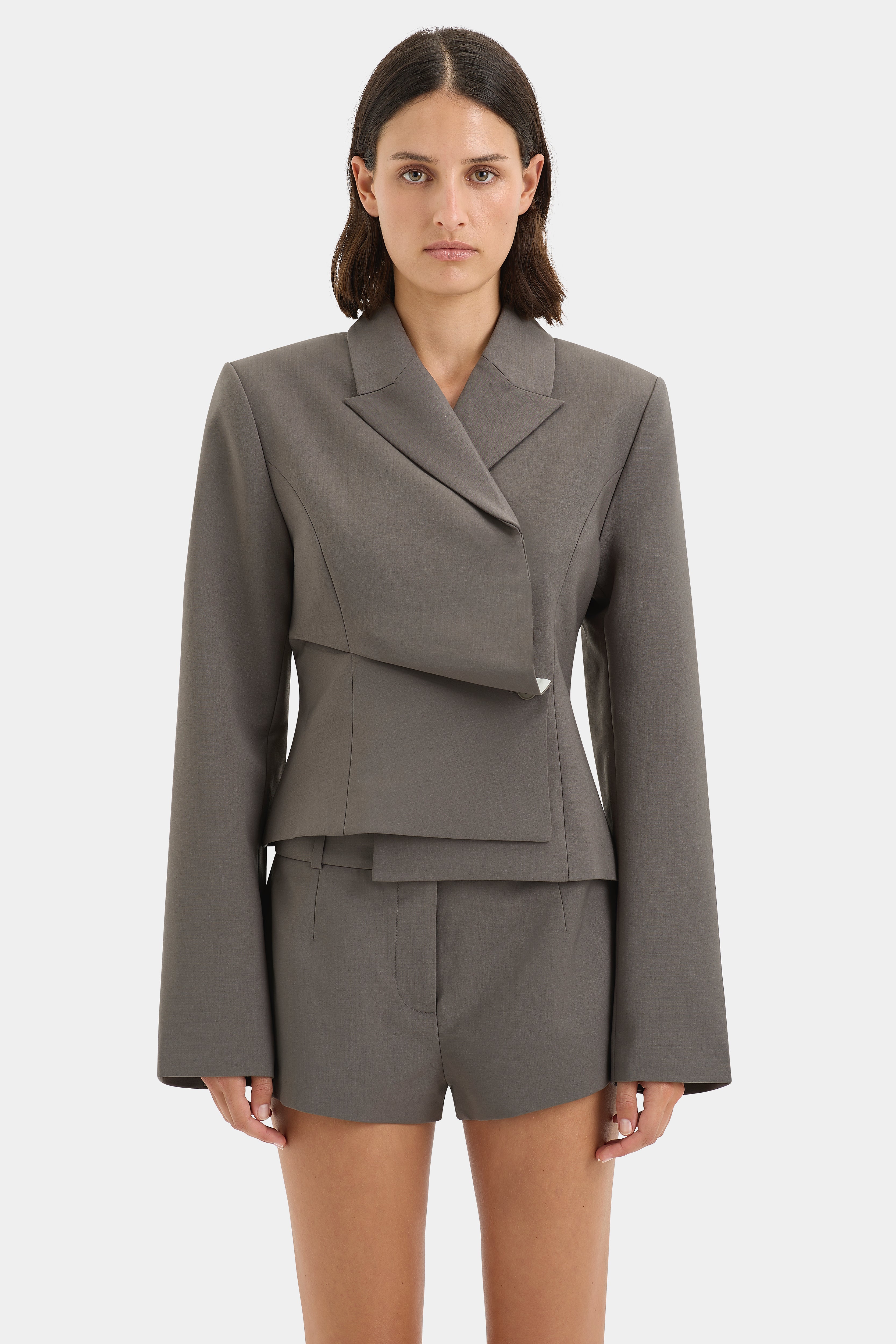 Elegant Maya Pleated Blazer for Women - Office Wear, Business Casual & Formal Occasions | Stylish Work Jacket for Professional Outfits