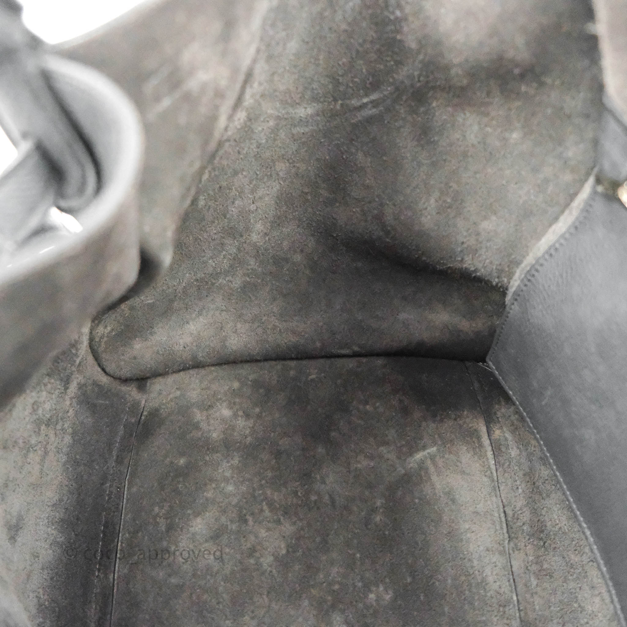 Celine Small Big Bag Black Supple Grained Leather Handbag with Silver Hardware - Perfect for Work, Travel & Everyday Luxury