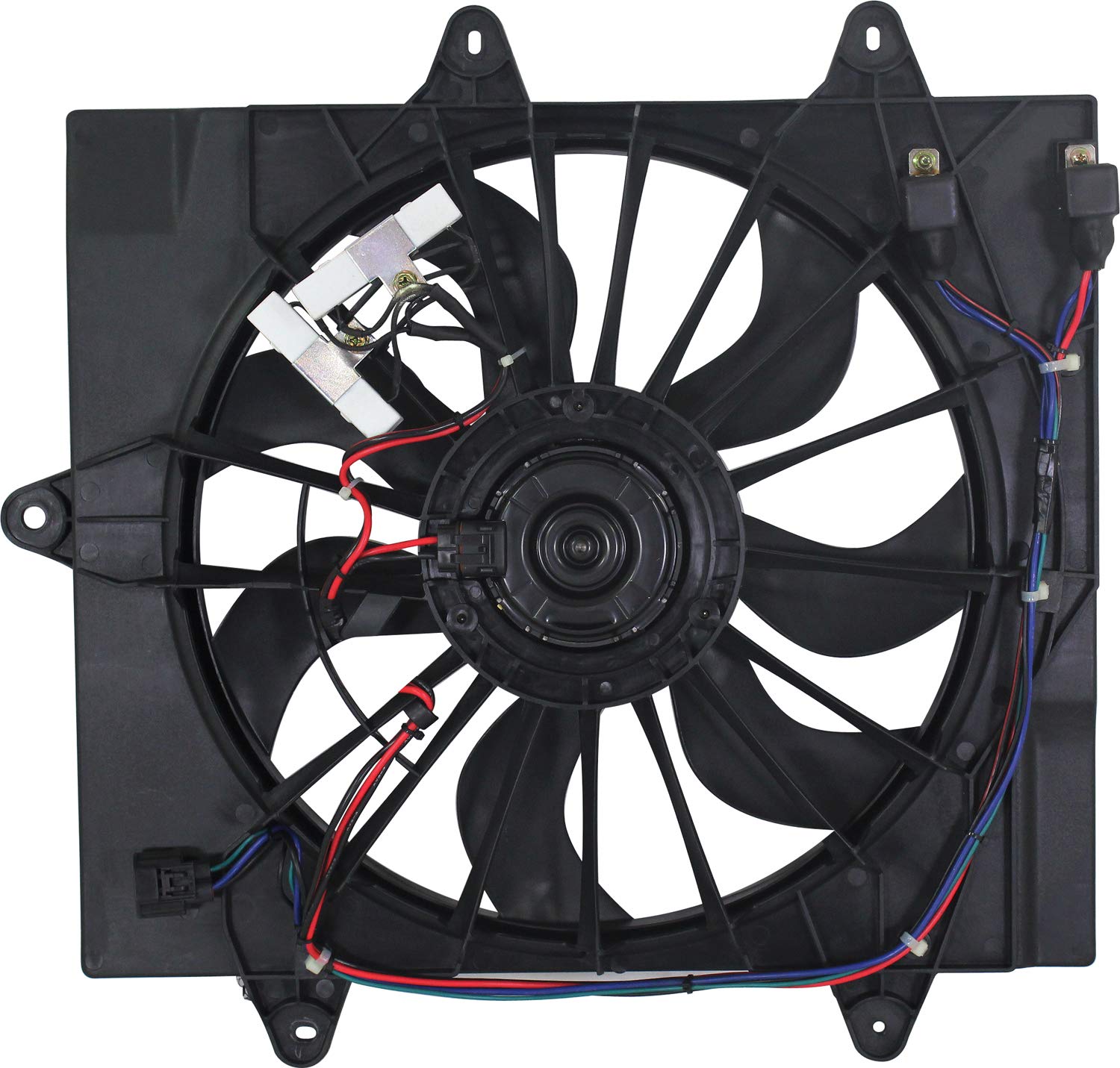 Evan Fischer Cooling Fan Assembly Compatible with 2006-2009 Chrysler PT Cruiser - CH3115156 | Replacement Radiator Cooling Fan | Perfect for Overheating Prevention & Engine Cooling