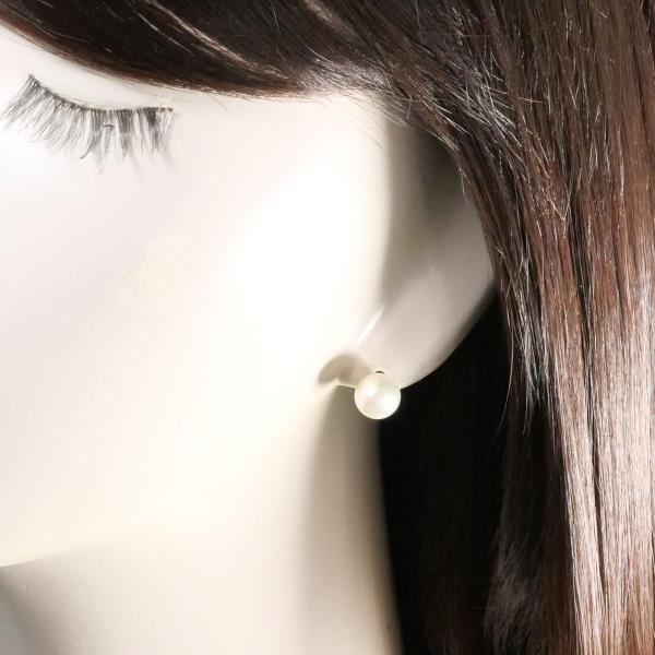 18K Yellow Gold Pearl Earrings for Women - Classic Elegant Jewelry Gift for Wedding, Anniversary & Special Occasions