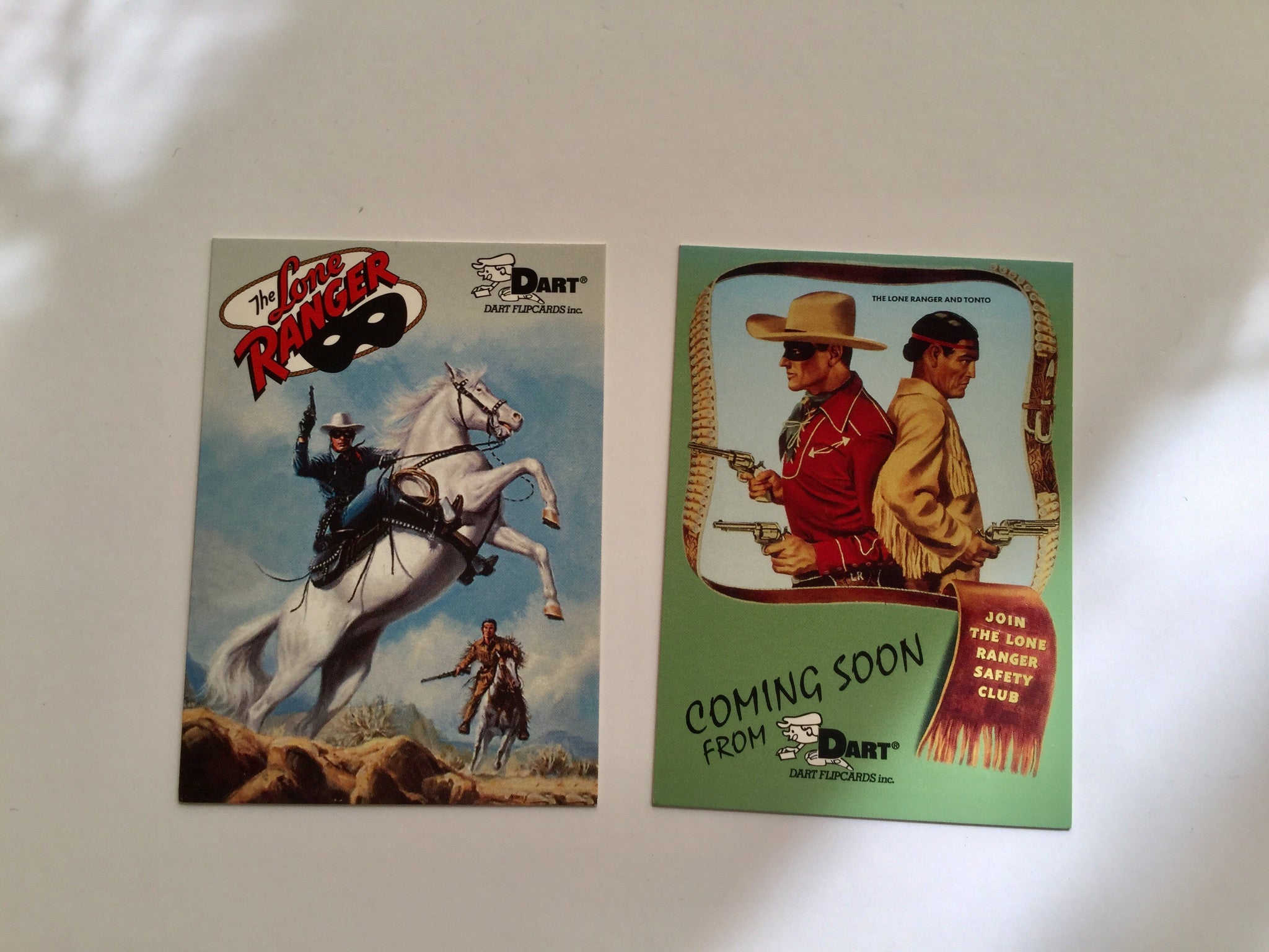 Lone Ranger Rare Two-Card Promo Set - Collectible Trading Cards for Fans & Enthusiasts | Perfect for Display, Gifts, and Memorabilia Collections