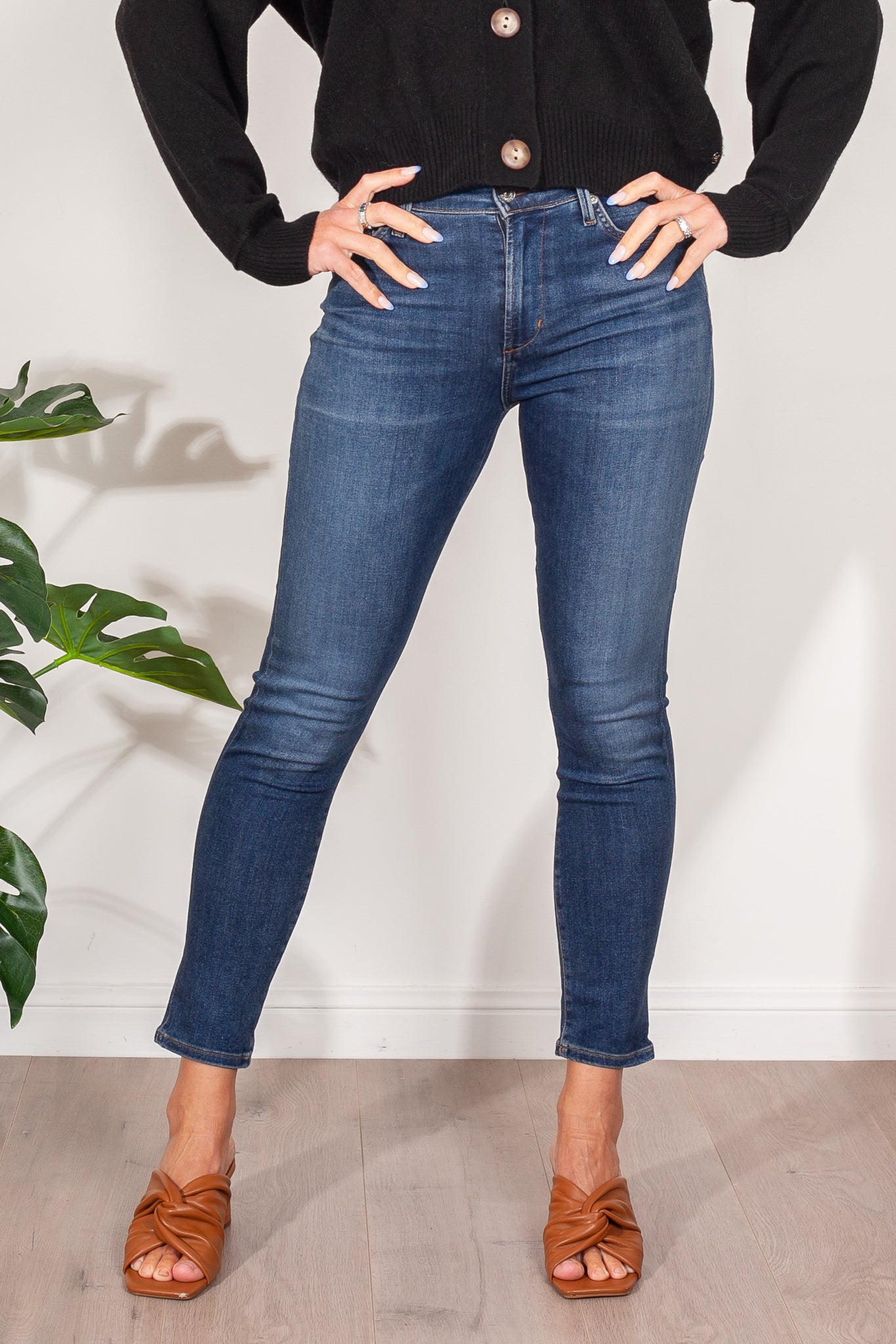 Citizens of Humanity Rocket Ankle Mid Rise Skinny Jeans - Morella Wash | Women's Slim Fit Denim Pants for Casual Wear & Night Out