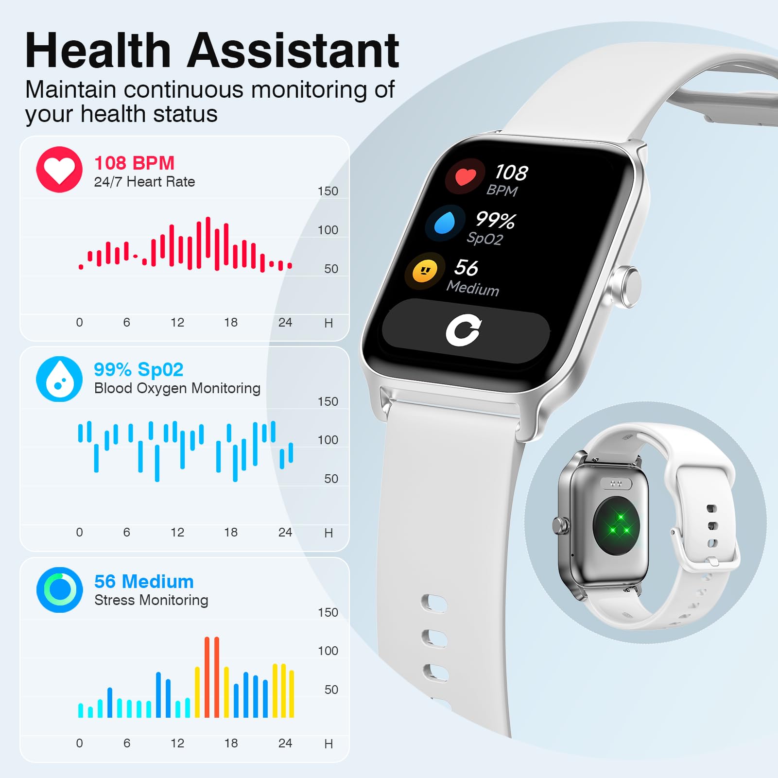 Smart Watches for Women - 1.8