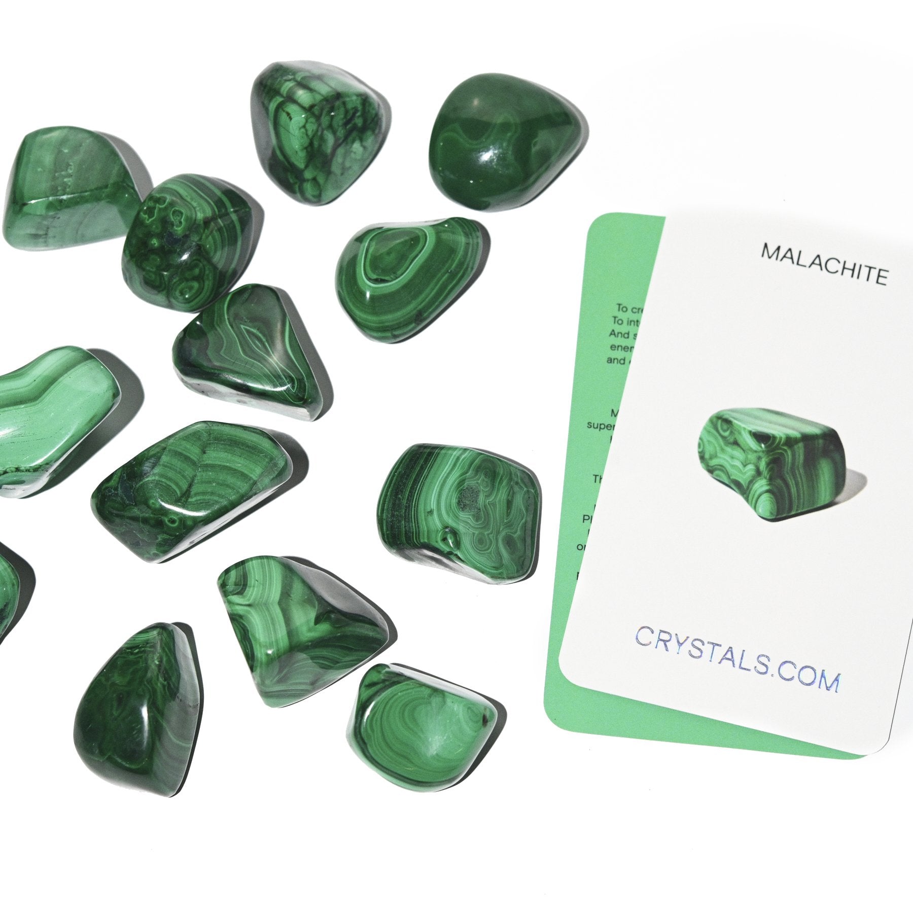 Natural Malachite Tumbled Stones - Healing Crystal for Meditation, Jewelry Making & Home Decor | Spiritual Energy Stone for Chakra Balancing & Positive Vibes