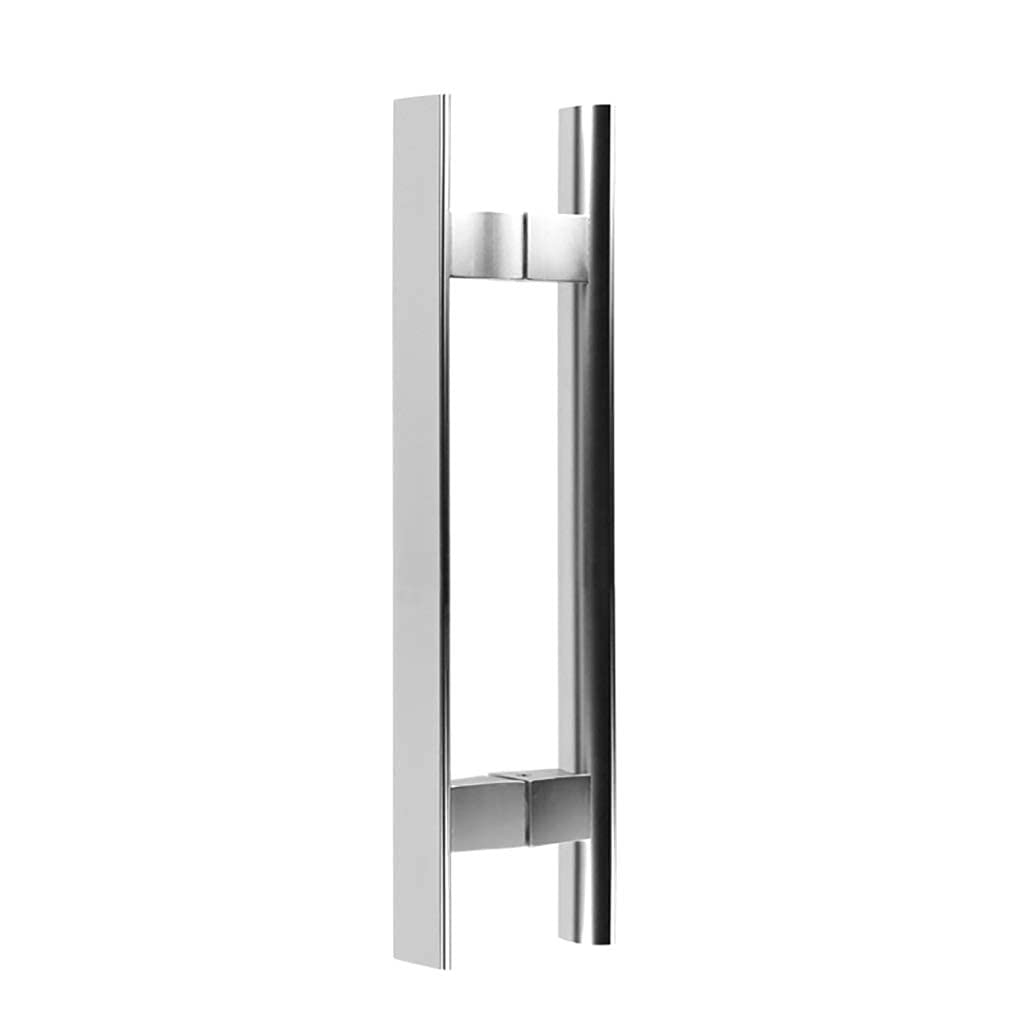 FMOGE Aluminum Door Handle - Glass Push Pull Handle for Home, Cabinet & Closet Doors - 3 Adjustable Lengths (39.6cm/15.6