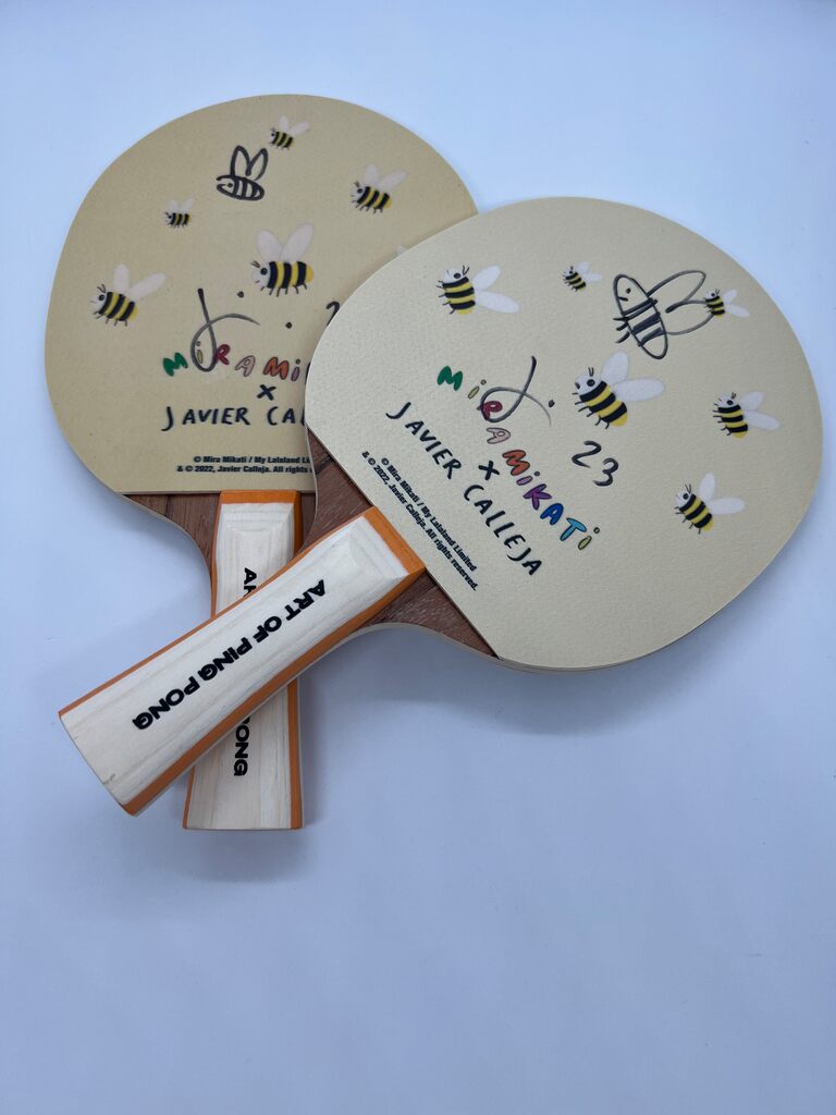 CALLEJA X MAKATI X ART OF PING PONG BATS - Premium Table Tennis Paddles for Professional & Recreational Play - Perfect for Tournaments, Training & Home Games