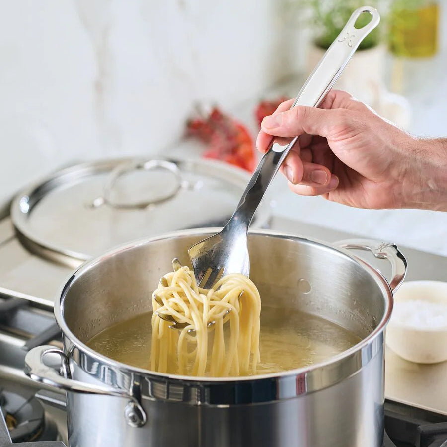 Hestan Provisions 13-Inch Stainless Steel Pasta Fork - Premium Kitchen Utensil for Cooking, Serving & Pasta Making - Ideal for Restaurants, Home Chefs & Italian Cuisine Lovers