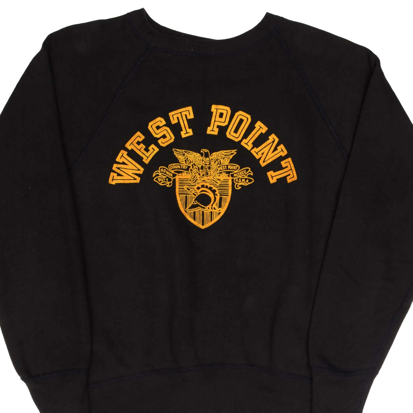 Vintage Champion US Army West Point Sweatshirt 1950s - Large Size, Made in USA - Military Style Pullover for Men, Casual Wear & Vintage Collectors