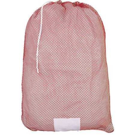 Mesh Laundry Bag with Drawcord - Pack of 12 (Red) - Delicate Garment Protector for Bras, Lingerie & Baby Clothes - Perfect for Travel & Washing Machine Use
