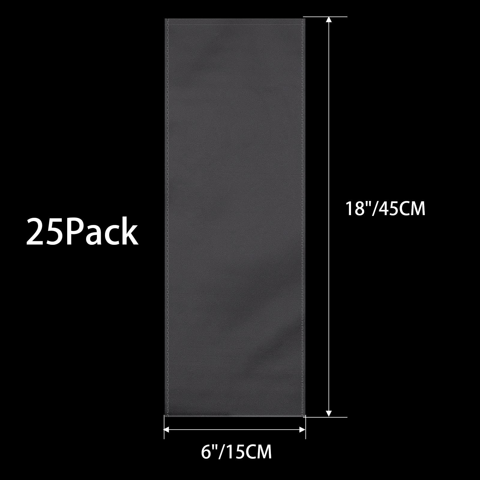 Awpeye 25-Pack Clear Cellophane Gift Bags - 2 Mil Thick Wide Opening for Mugs, Wine Bottles & Small Baskets | Perfect for Party Favors, Wedding Gifts & Retail Packaging