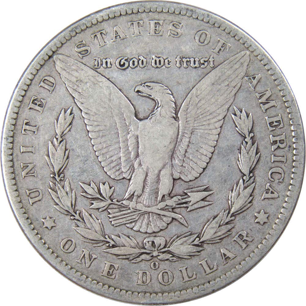 1885 O Morgan Silver Dollar $1 Coin - VF (Very Fine) Condition | 90% Silver US Collectible Coin for Investment & Numismatic Collections