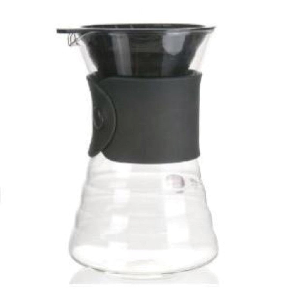 Hario V60 Coffee Dripper & Decanter Set - Perfect for Pour Over Brewing at Home or Office