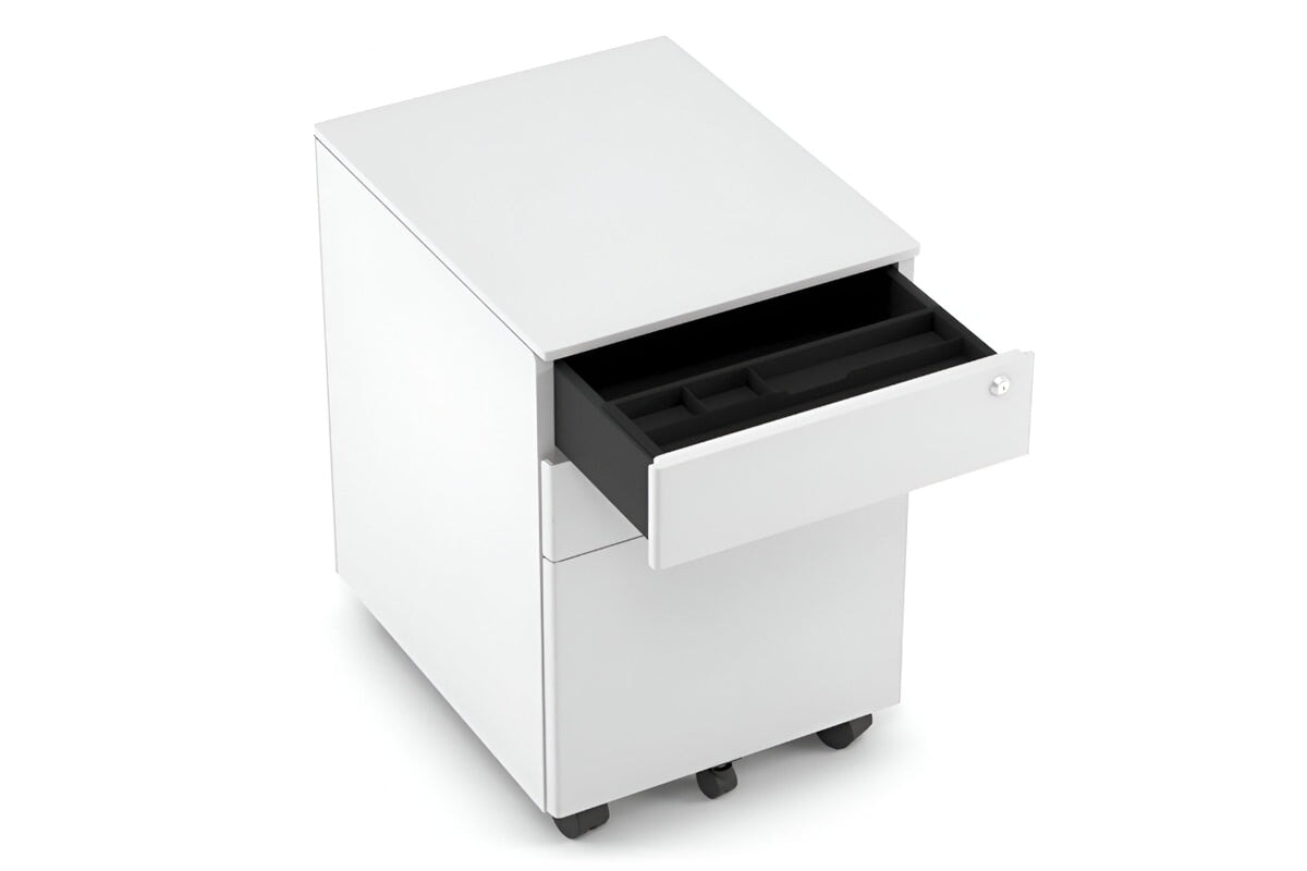 Mobile Pedestal with Filing Drawers - Heavy Duty Metal Office File Cabinet on Wheels - Perfect for Home Office, Classroom, or Workspace Organization