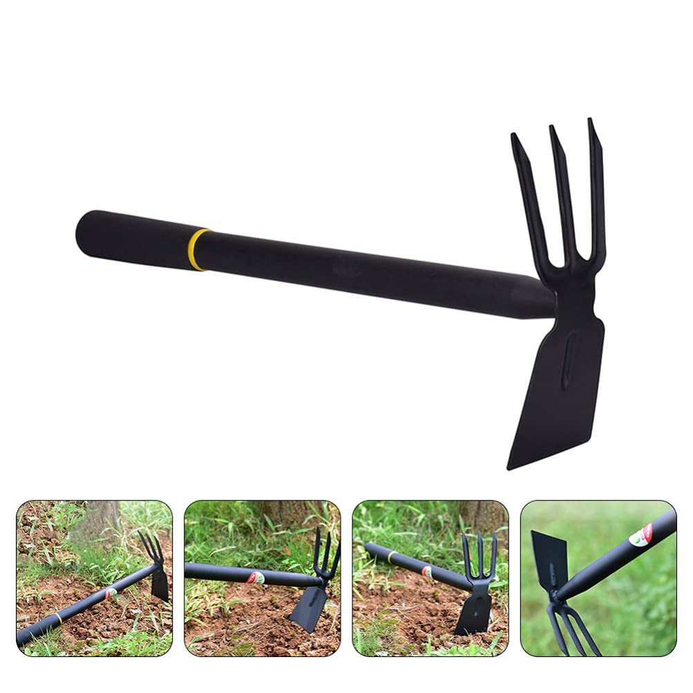 Premium Manganese Steel Hand Tiller & Cultivator - Manual Gardening Tool for Weeding, Digging & Soil Cultivation | Ideal for Home Gardens, Flower Beds & Vegetable Patches