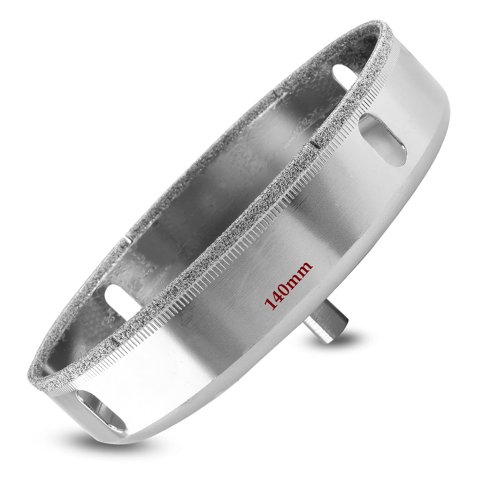 Luomorgo 140mm (5.5 Inch) Diamond Hole Saw with 1.1 Inch Cutting Depth - Premium Diamond Drill Bit for Glass, Ceramic, Marble, Porcelain Tile, Granite & Quartz - Perfect for DIY Projects, Home Renovations & Professional Stone Cutting