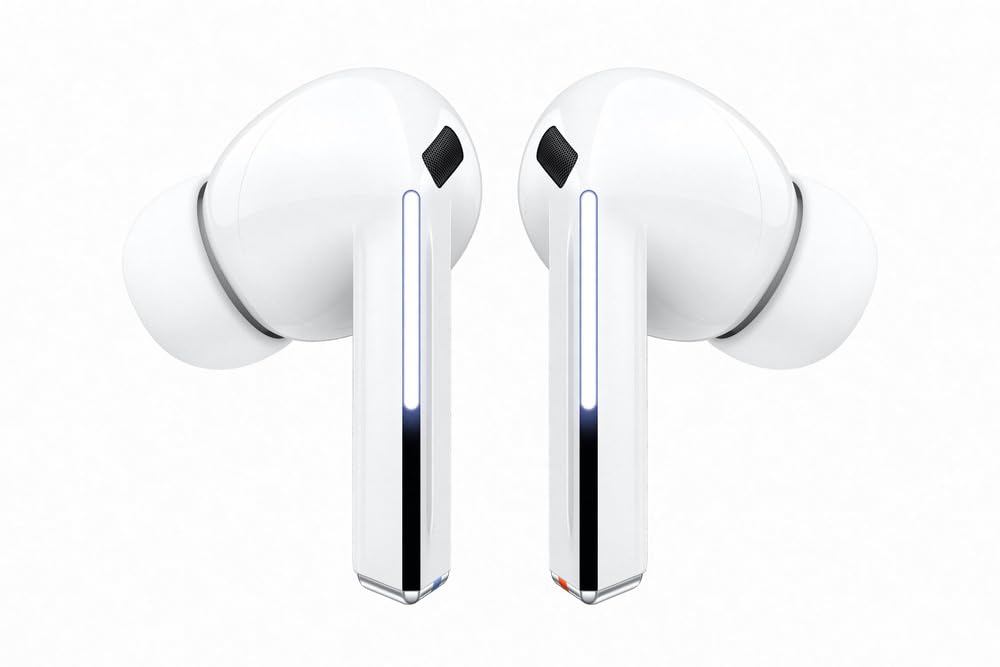 Samsung Galaxy Buds3 Pro Wireless Bluetooth Earbuds with ANC, IPX7 Waterproof, AI Translator, Hi-Fi Sound & 360 Audio - White (CAD Version with Warranty) | Perfect for Gym, Travel & Work Calls