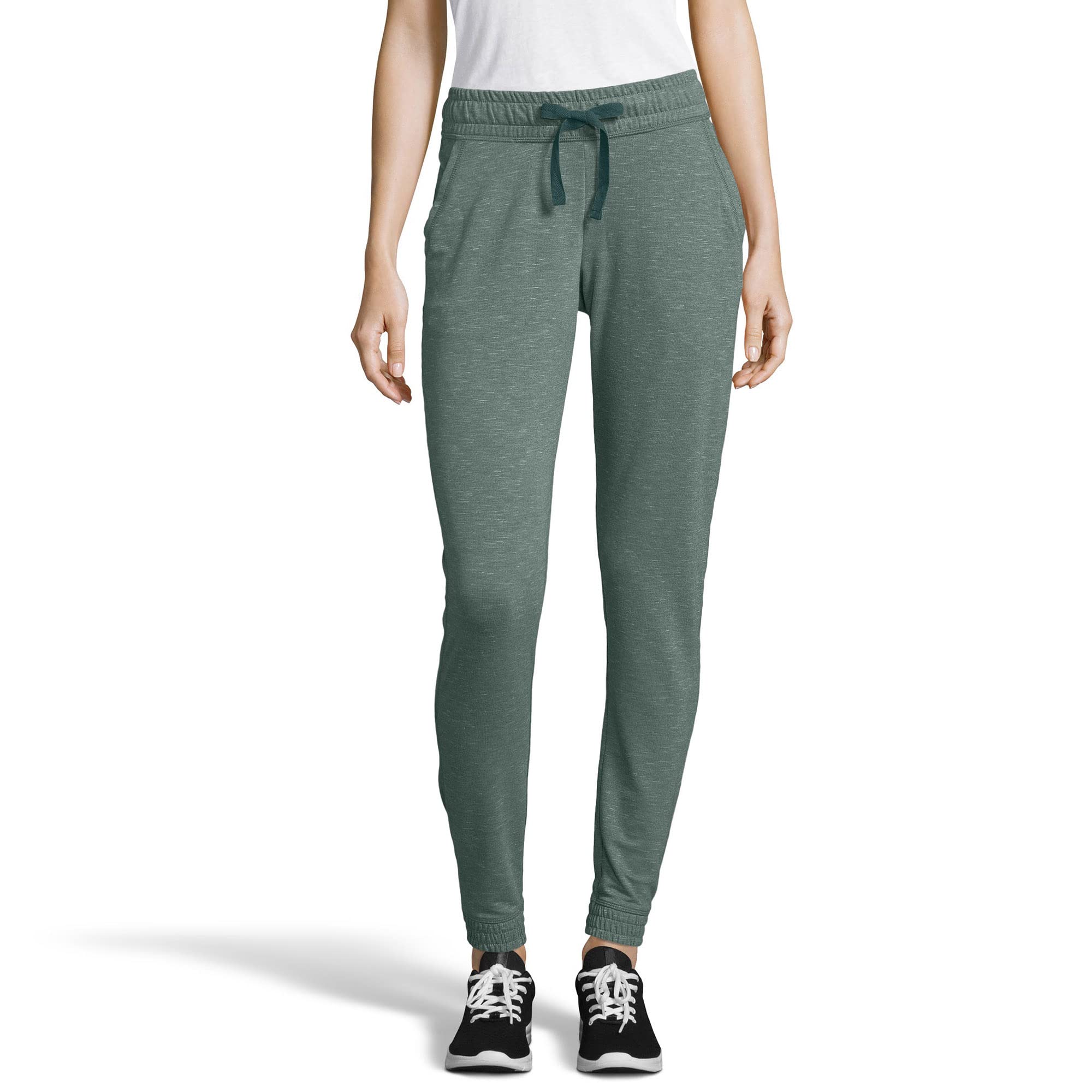 Hanes Women's Tri-Blend French Terry Jogger Pants with Pockets - Comfortable Lounge Pants for Yoga, Running & Casual Wear