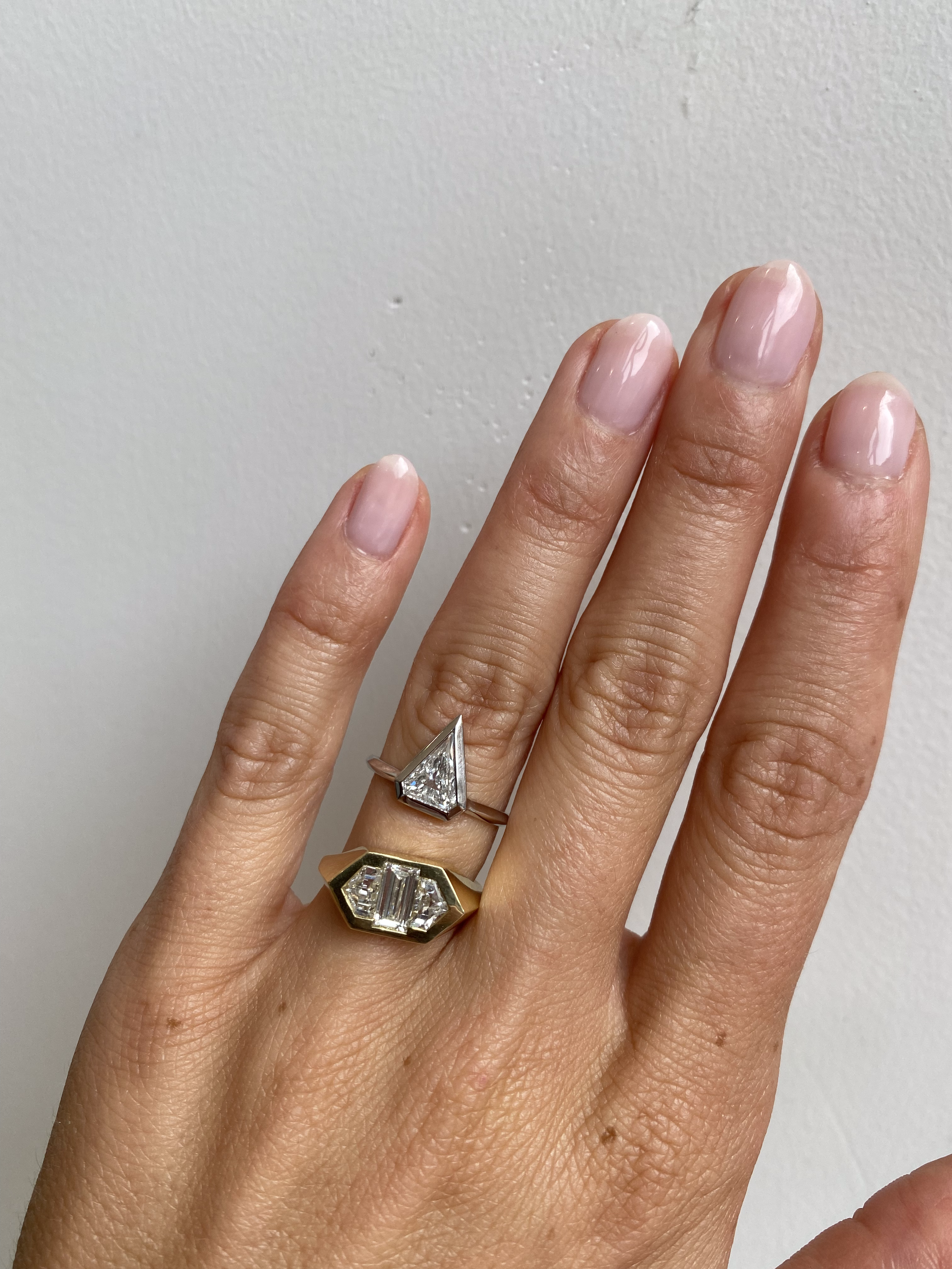 Elongated Hexagon Ring - Elegant Geometric Jewelry for Women | Perfect for Weddings, Parties & Everyday Wear