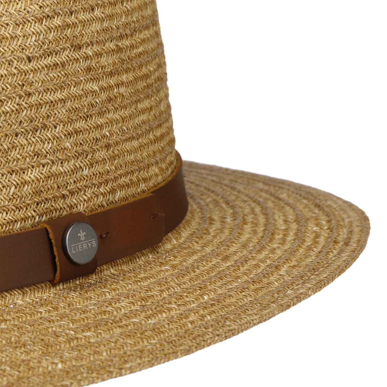 Lierys Grandfalls Toyo Traveller Straw Hat - Wide Brim Sun Hat for Women & Men - Perfect for Beach, Travel, and Summer Outdoor Activities