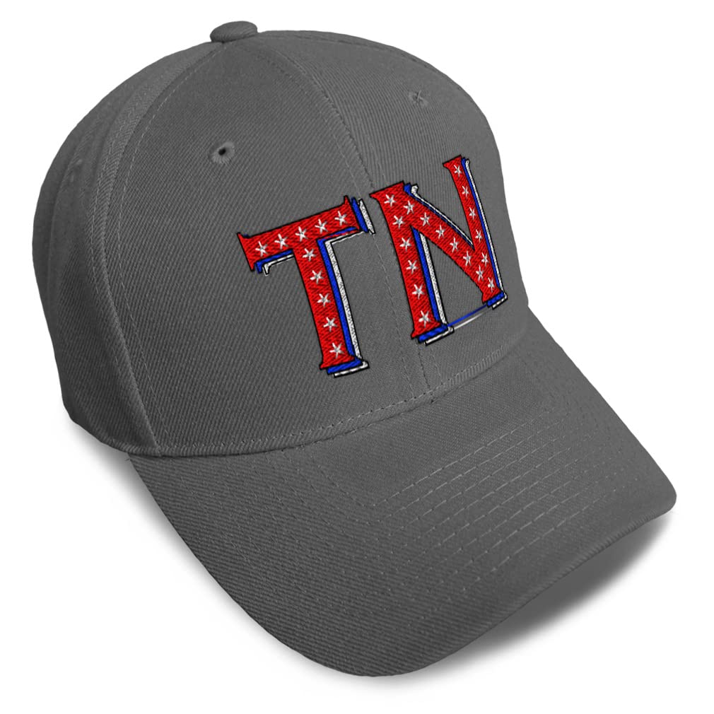 Tennessee Red Flag Stars Baseball Cap - Adjustable Dad Hat for Men & Women - Perfect for Outdoor Sports, Casual Wear & Patriotic Events