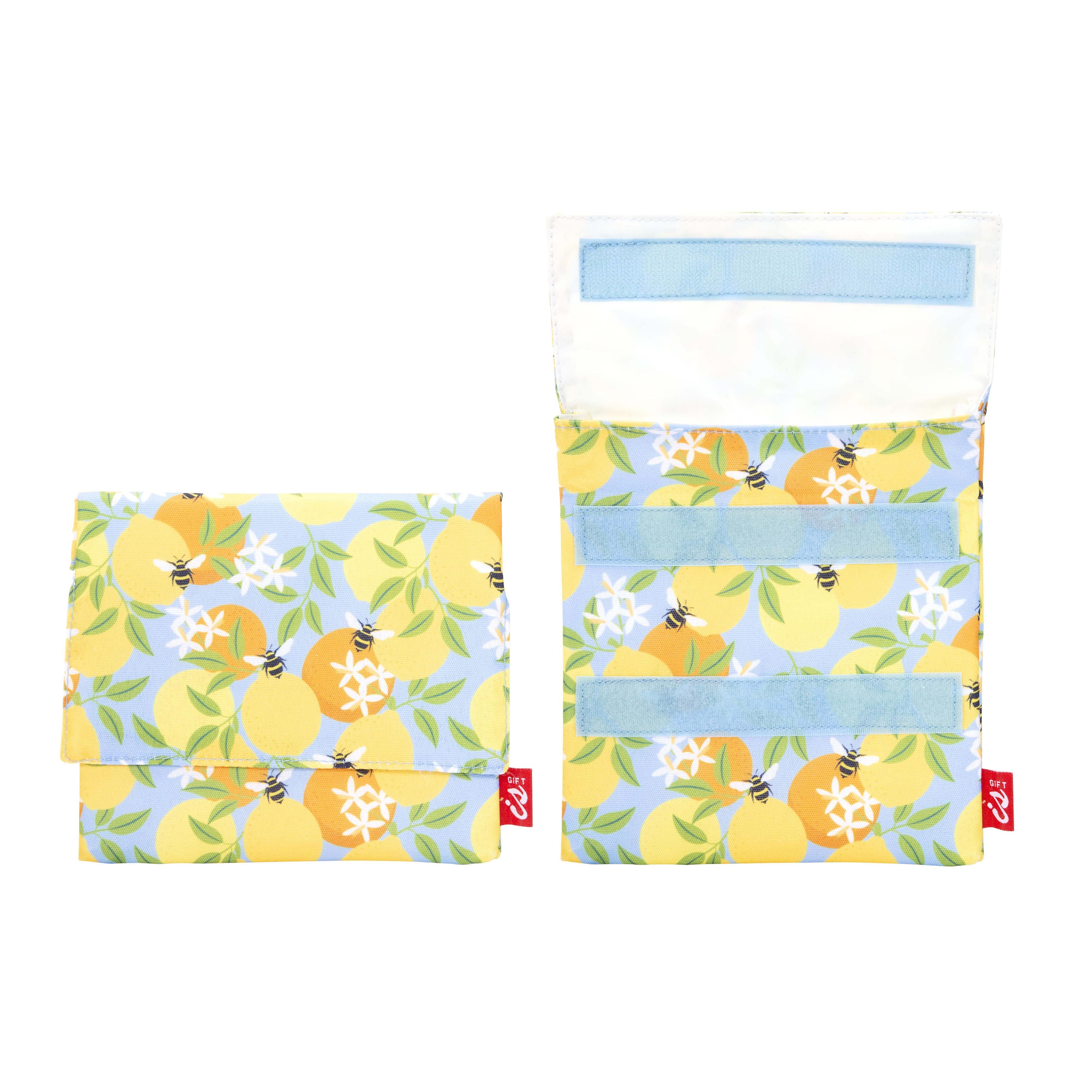 Eco-Friendly Reusable Beeswax Sandwich Bags - Sustainable Food Storage for Lunches, Snacks & Picnics | Plastic-Free Alternative to Ziploc Bags