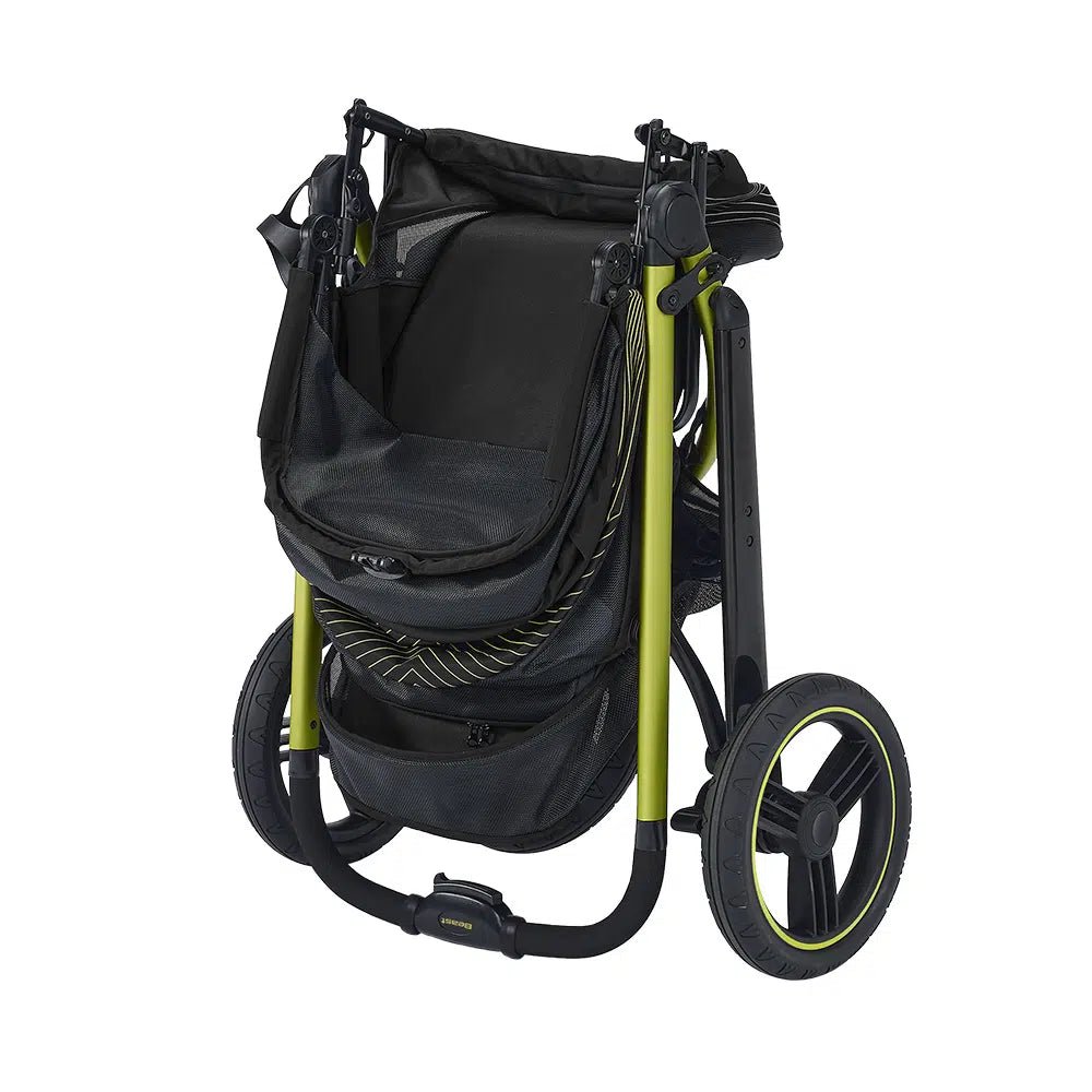 The Beast Pet Jogging Stroller - Premium Jet Black Dog Stroller for Running & Outdoor Adventures | Perfect for Jogging, Hiking & Park Walks with Your Pet