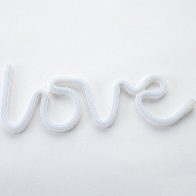Custom Love Neon Sign - Romantic LED Wall Decor for Bedroom, Wedding, Anniversary - Perfect for Home, Bar, Cafe & Party Decorations