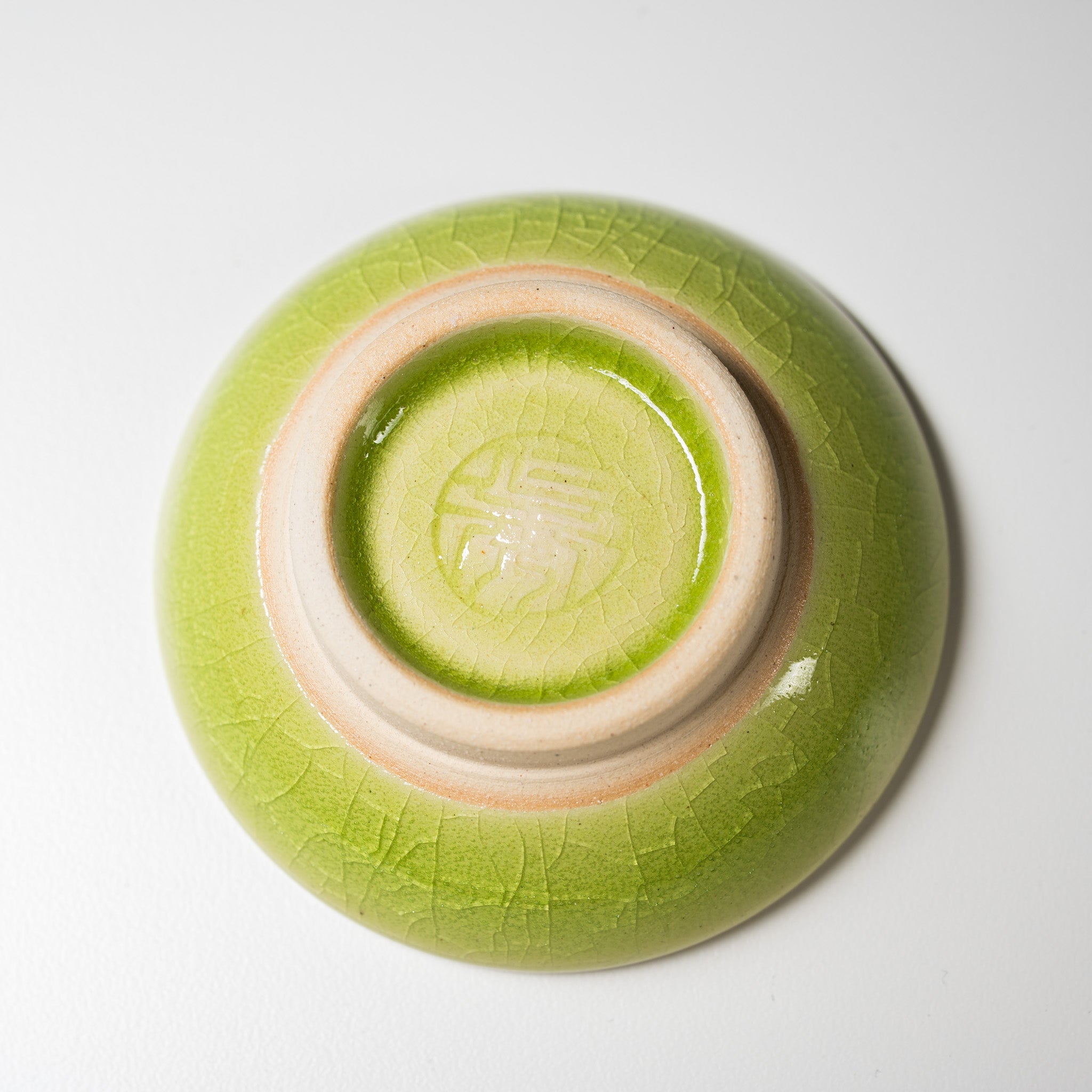 NINSHU Small Japanese Dish - Kaguya Green Ceramic Appetizer Plate for Sushi, Soy Sauce & Condiments | Perfect for Home Dining, Restaurants & Gift Giving