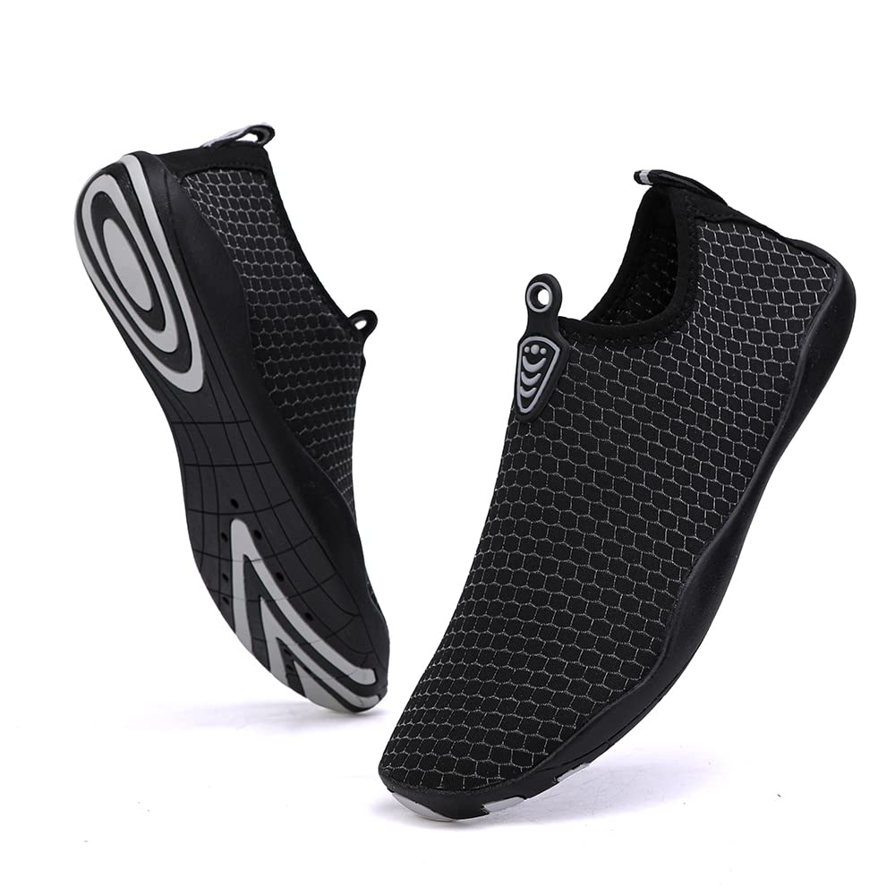 Vsufim Quick-Dry Water Shoes for Men & Women - Barefoot Aqua Socks for Swimming, Beach, Pool, Surfing & Yoga - Lightweight & Comfortable for Water Sports & Outdoor Activities
