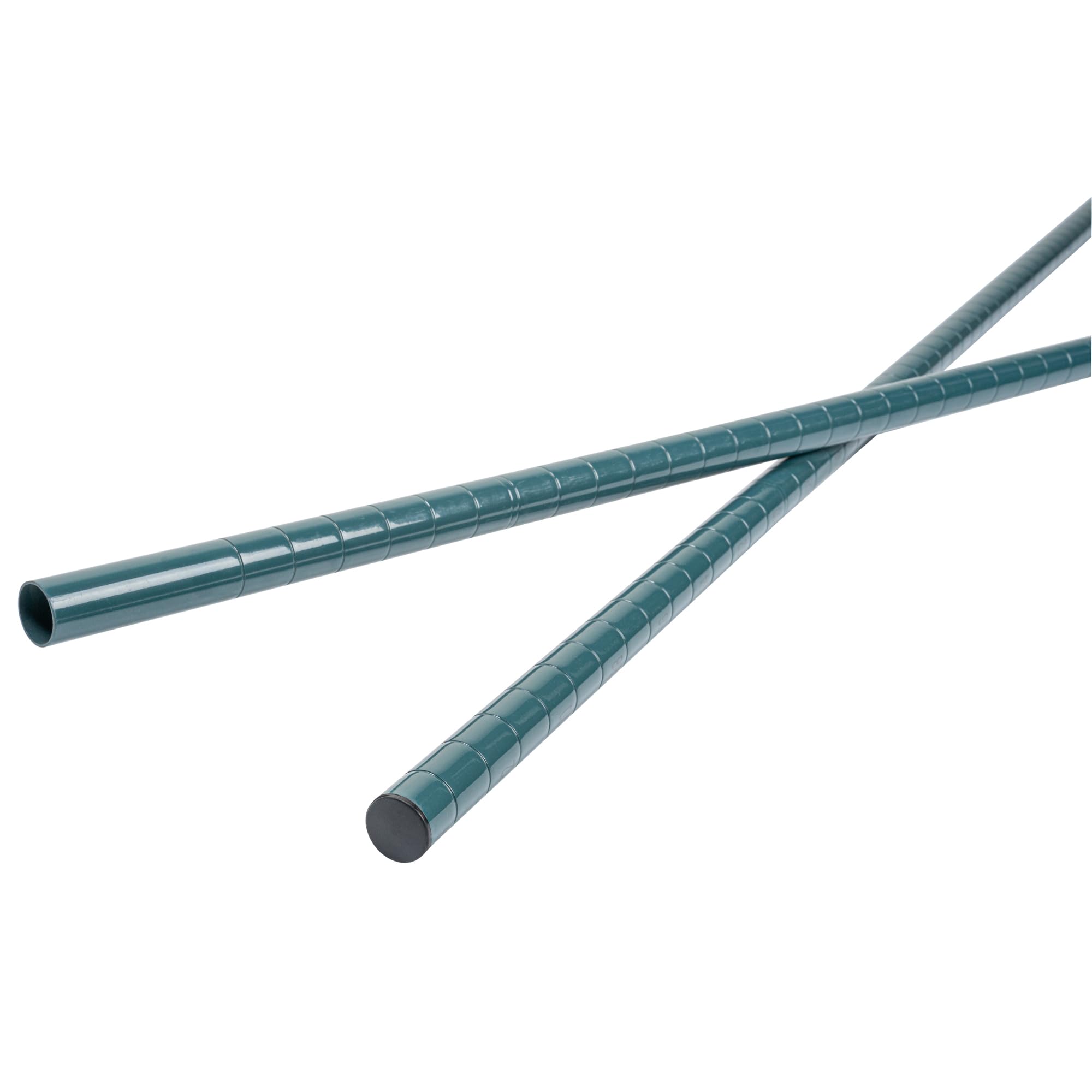 Restaurantware - 74 Inch NSF Certified Epoxy Shelving Posts for Mobile Storage | Green Steel Wire Shelving Poles (Shelves & Casters Sold Separately) | Durable, Corrosion-Resistant Commercial Kitchen Shelving for Restaurants, Warehouses & Food Service Areas