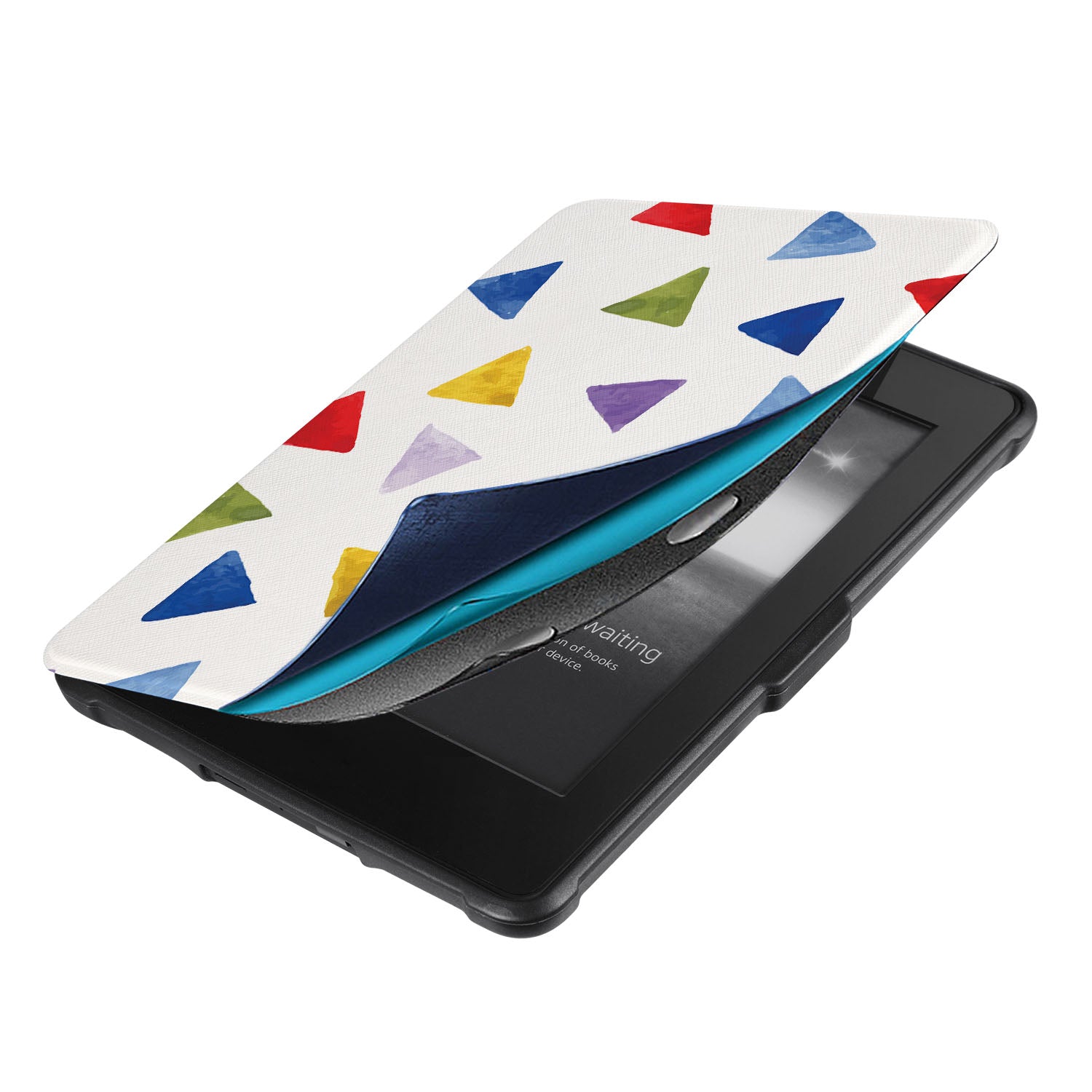 Premium Kindle Case with Stylish Geometry Pattern - Protective Cover for Kindle E-Reader, Perfect for Travel, Work, and Daily Use