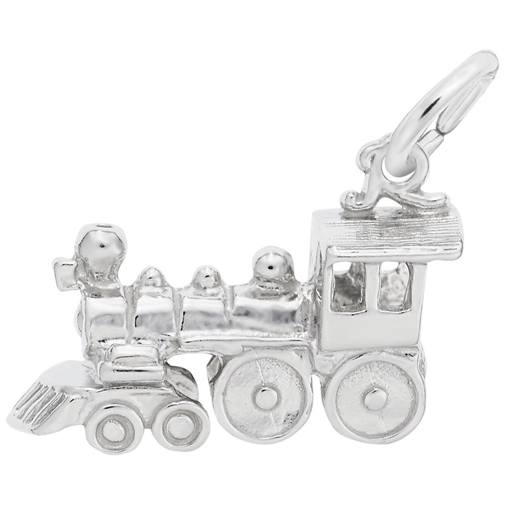 Train Charm for Jewelry Making - Silver & Gold Bracelet & Necklace Charms - Perfect for DIY Crafts, Gifts, and Fashion Accessories