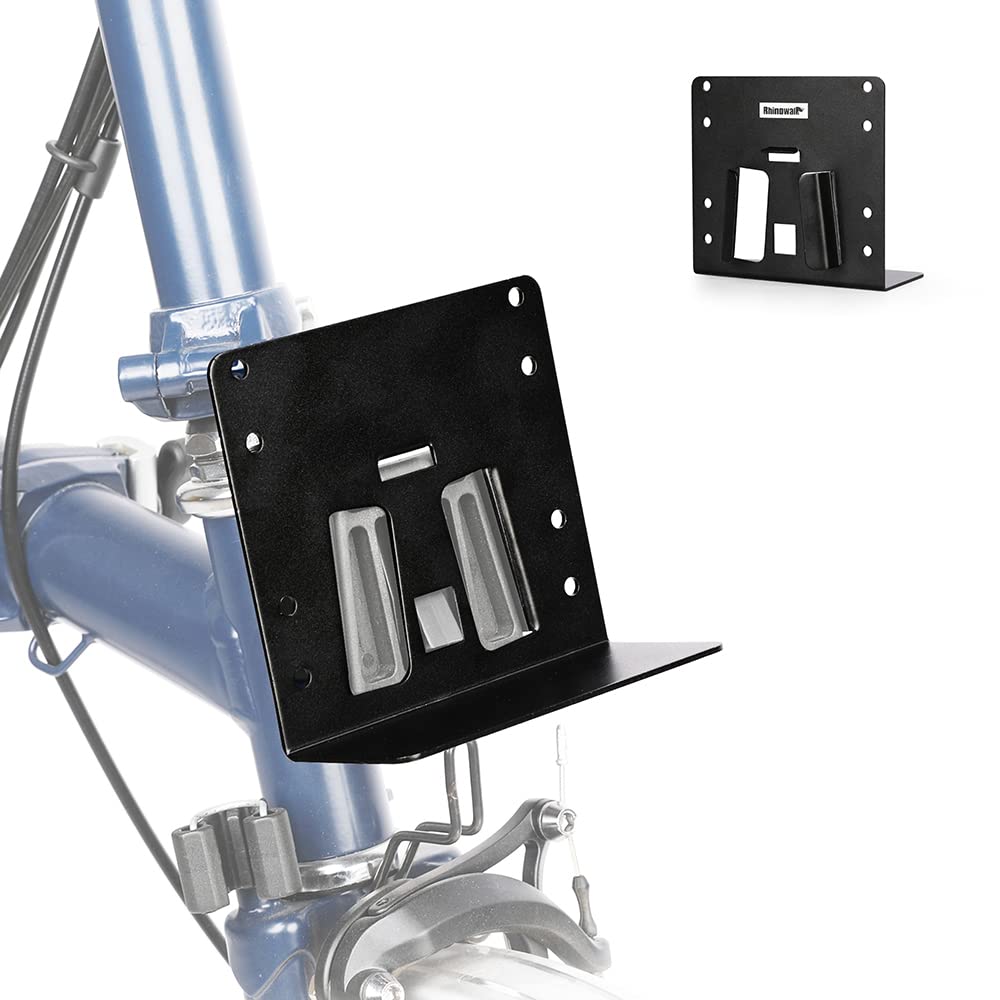 Brompton Bike Front Bag Adapter - Aluminum Alloy Folding Bicycle Bag Bracket for Easy Installation | Perfect for Commuting, Travel & Urban Cycling Accessories