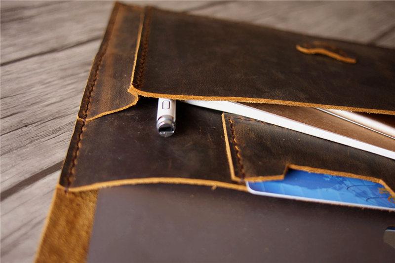 Handmade Genuine Leather Surface Book Cover Case - Premium Protection for Microsoft Surface Laptop | Perfect for Work, Travel & Daily Use