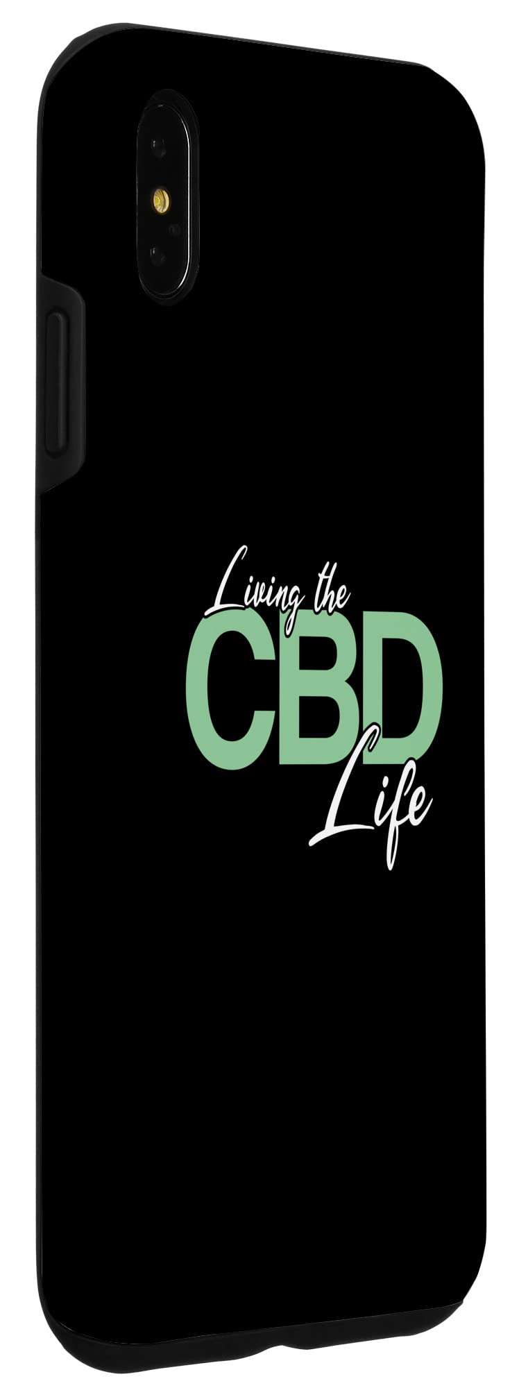 Premium iPhone XS Max CBD-Themed Protective Case | Shockproof & Slim Design | Perfect for CBD Enthusiasts & Wellness Lifestyle | Great for Yoga Studios, Dispensaries & Holistic Living Spaces
