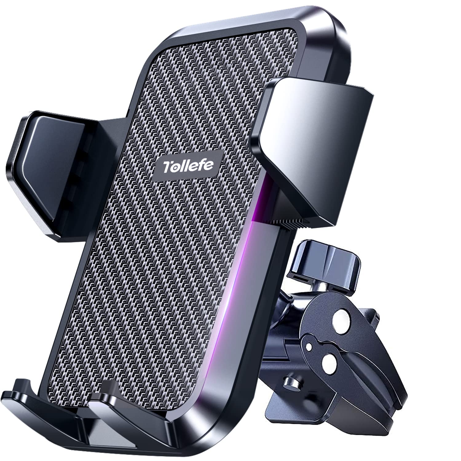 Universal Car Phone Holder Mount - Compatible with Thick Cases, iPhone, Samsung & All Smartphones - Hands-Free Driving Accessory for Safe Navigation & Calls