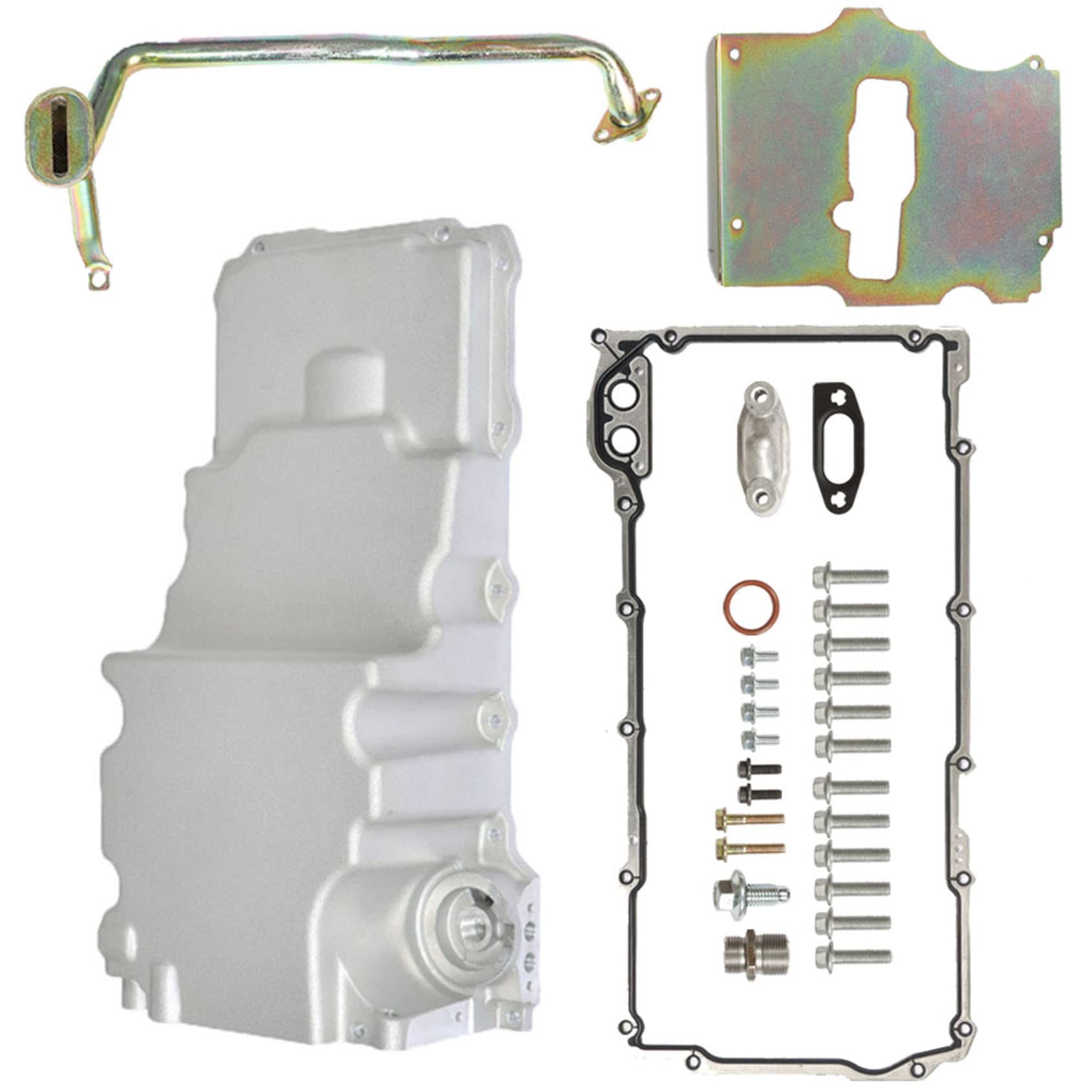 LS1 LS2 LS3 Low Profile Oil Pan Gasket Kit Replacement for 6.2L 6.0L 5.3L 4.8L Engines - Compatible with Camaro, Firebird, Ventura, Nova F-Body G-Body A-Body - Perfect for Engine Repair & Maintenance