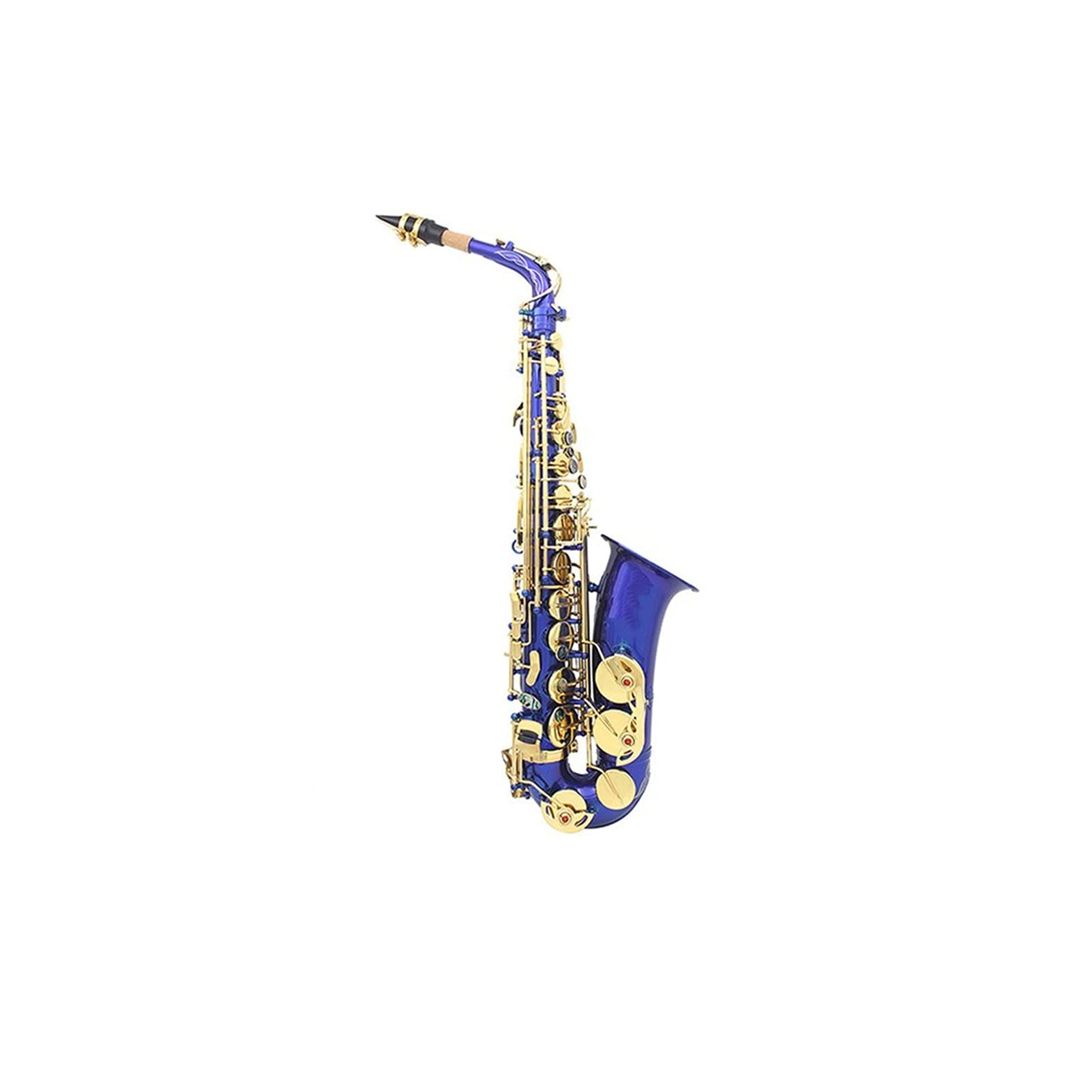 Brass Alto Saxophone with Case & Accessories for Beginners - Black
