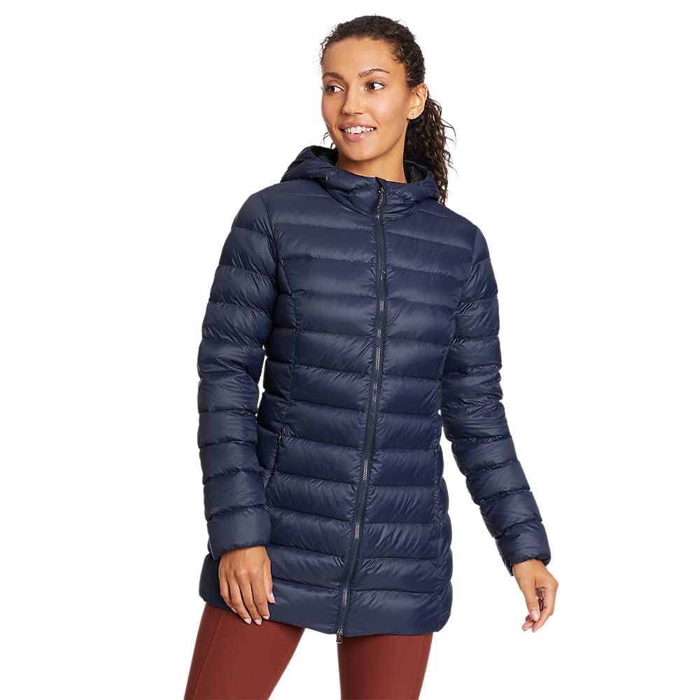 Eddie Bauer Women's CirrusLite Down Parka Jacket - Lightweight Warm Winter Coat for Cold Weather, Hiking & Outdoor Activities