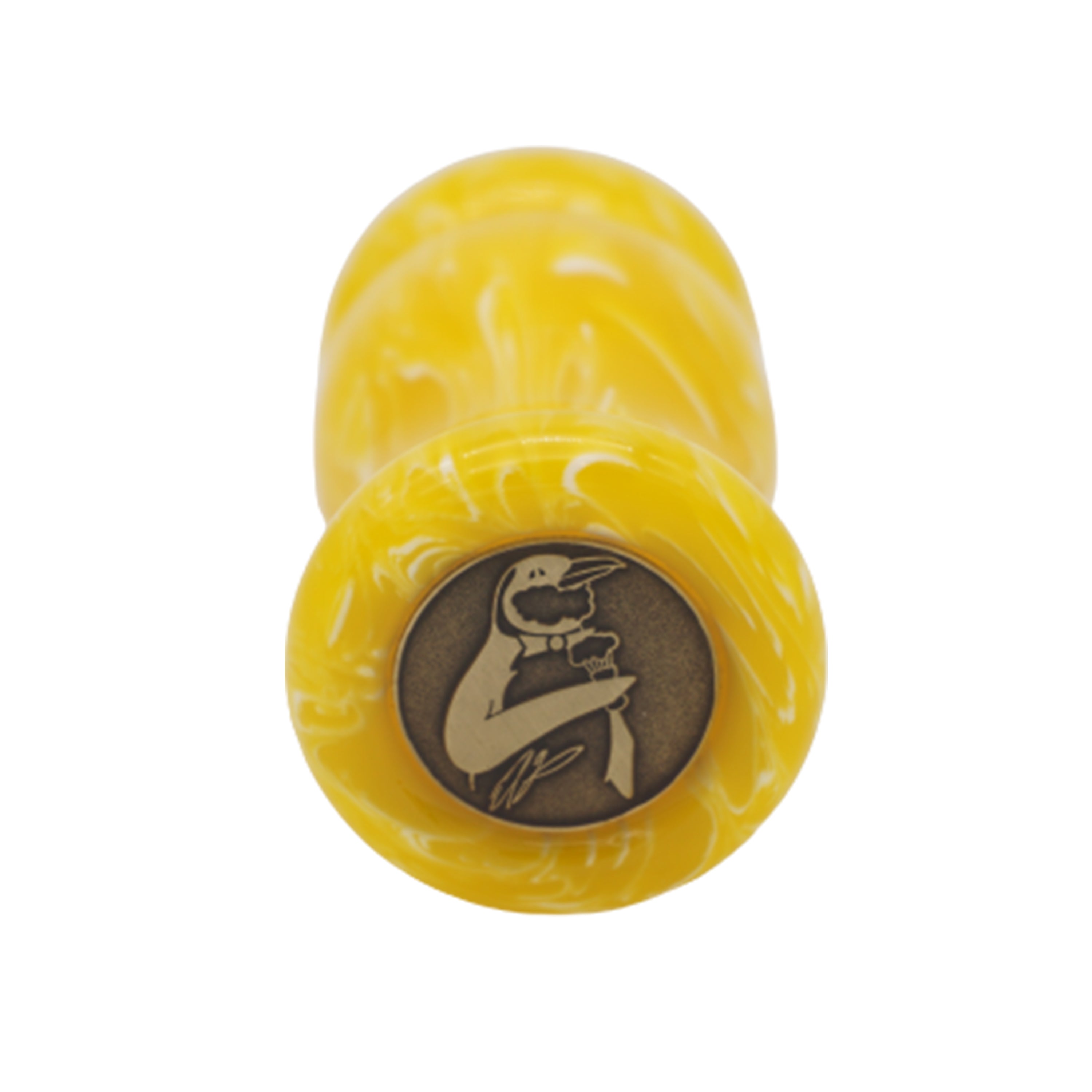 Premium Handcrafted Lemon Drop Shaving Brush Handle - Fits 24mm & 26mm Knots - Perfect for Wet Shaving & Grooming Gifts for Men