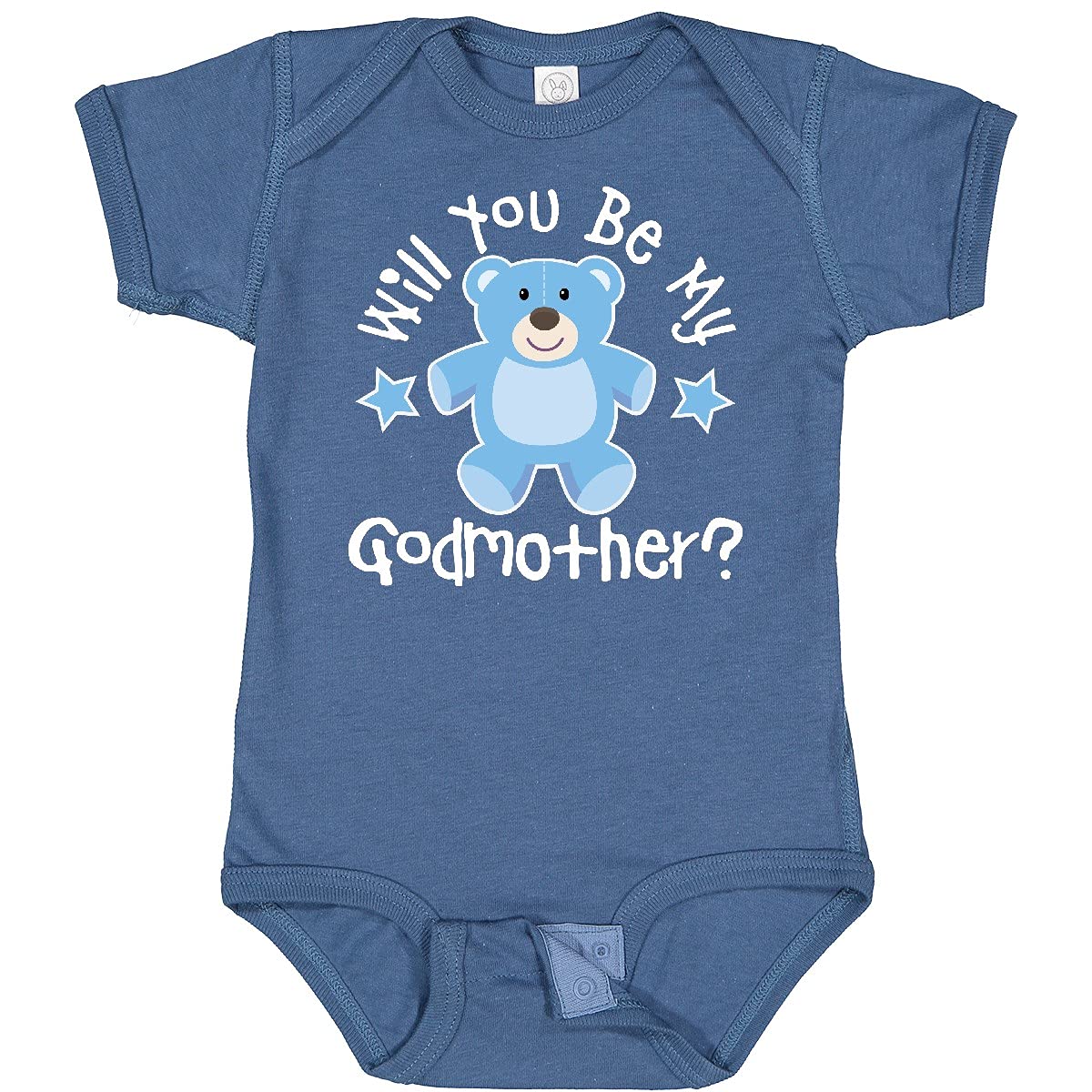 Inktastic Godmother Proposal Baby Boy Bodysuit - Cute Outfit for Baby Showers, Christenings & Family Photos