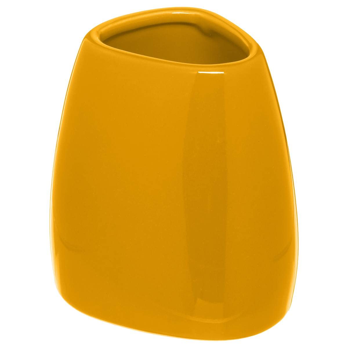 5-Pack Colorama Ceramic Tumblers - Vibrant Yellow Coffee Cups for Home, Office & Outdoor Use - Durable Ceramic Mugs for Hot/Cold Beverages - Perfect for Coffee, Tea, Smoothies & More