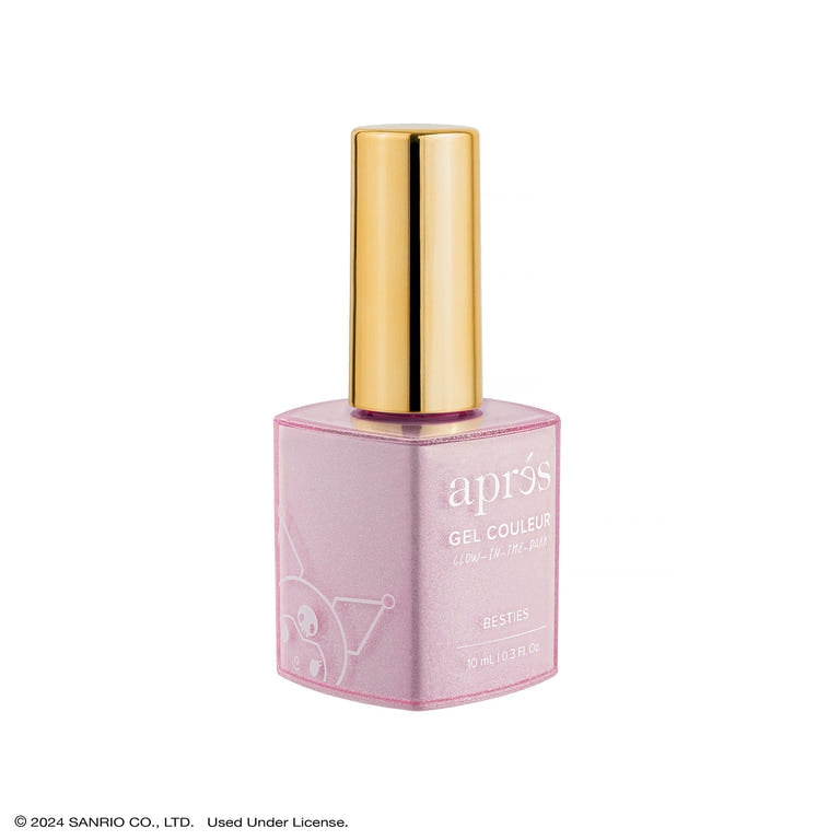 Apres x Kuromi Flash Glitter Gel - Besties Collection | Long-Lasting Nail Art Glitter Gel Polish | Perfect for Parties, Holidays & Special Occasions